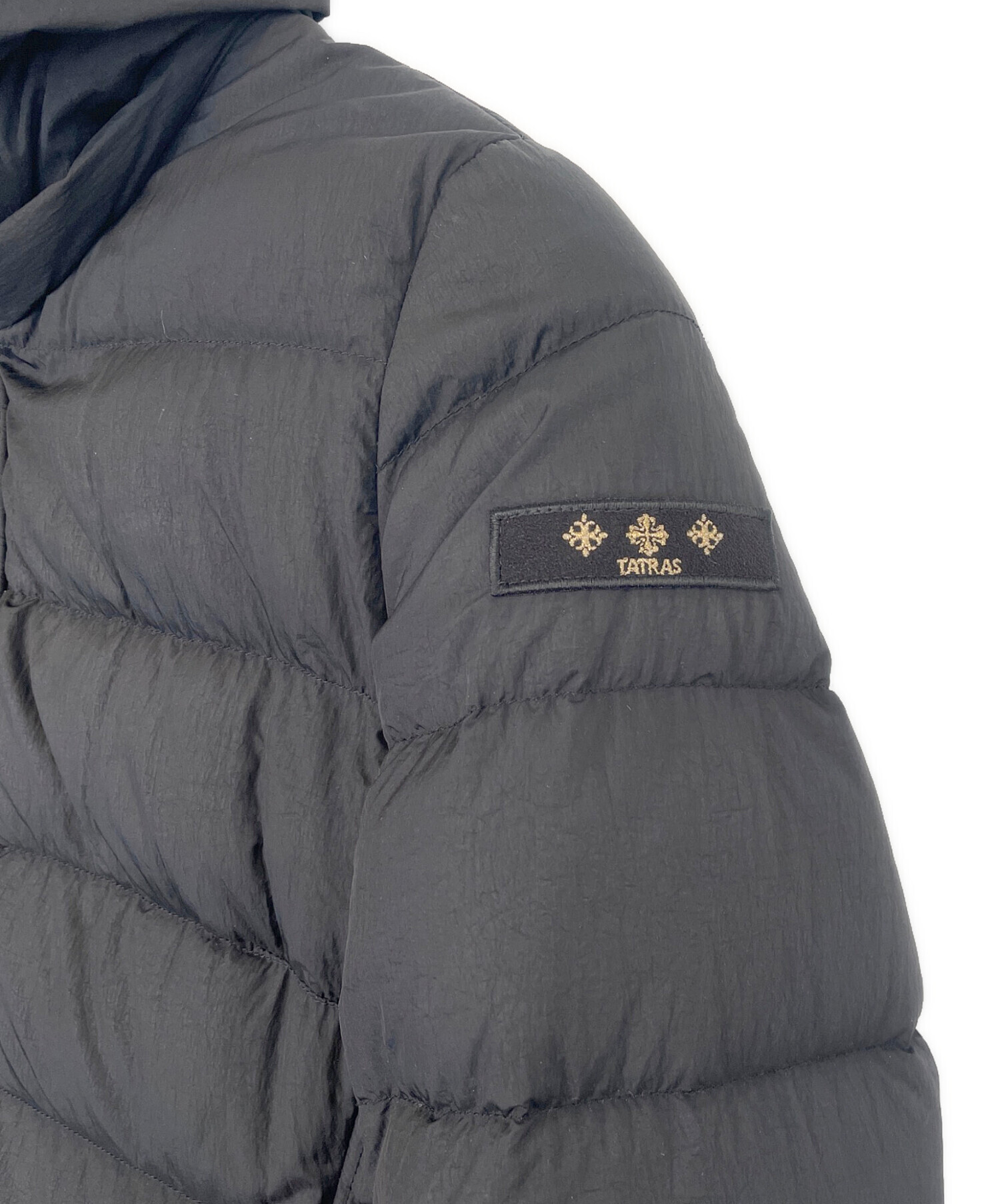 中古・古着通販】TATRAS (タトラス) ダウンコート ブラック サイズ:2 