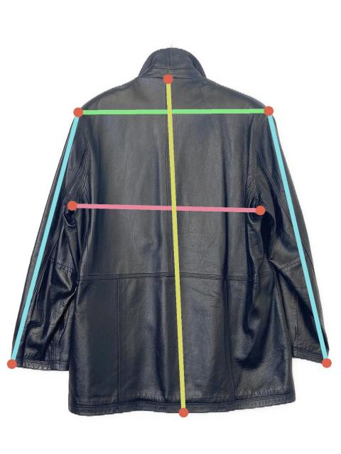 中古・古着通販】BALMAIN (バルマン) ラムレザージャケット ブラック