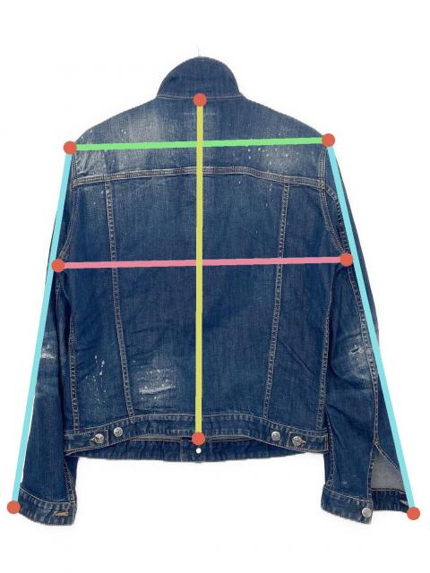 中古・古着通販】DSQUARED2 (ディースクエアード) デニムジャケット