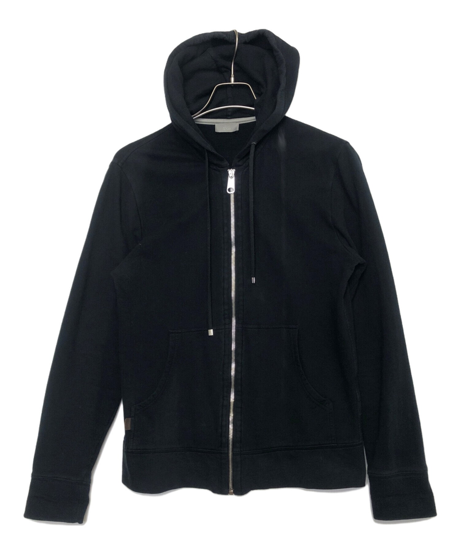 中古・古着通販】Dior (ディオール) ジップパーカー ブラック サイズ 
