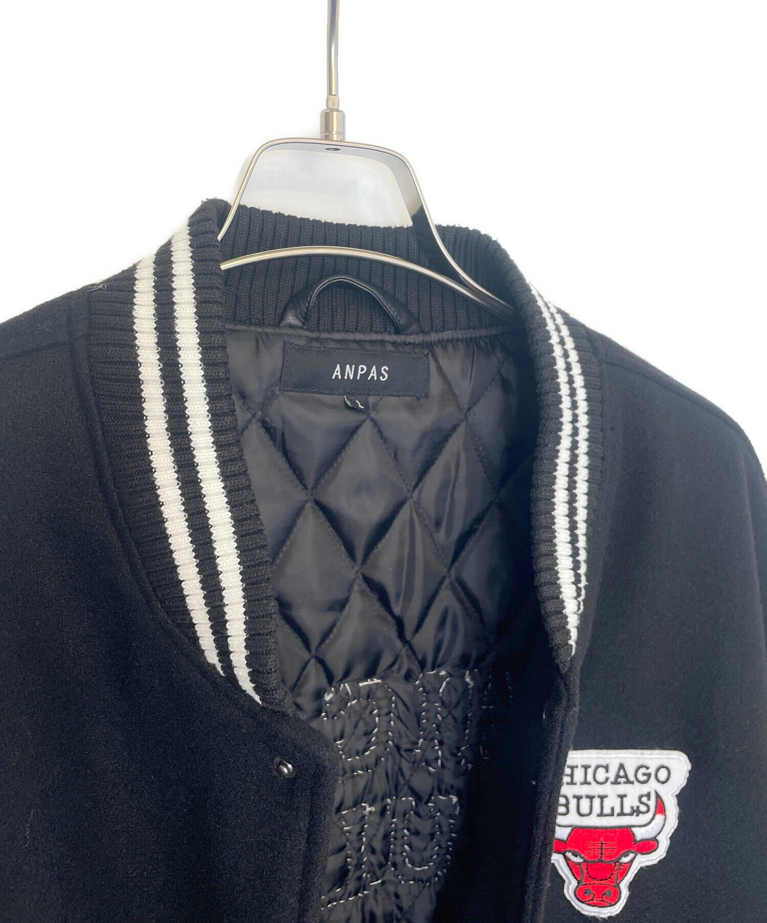 中古・古着通販】ANPAS (アンパス) スタジャン ブラック サイズ:L