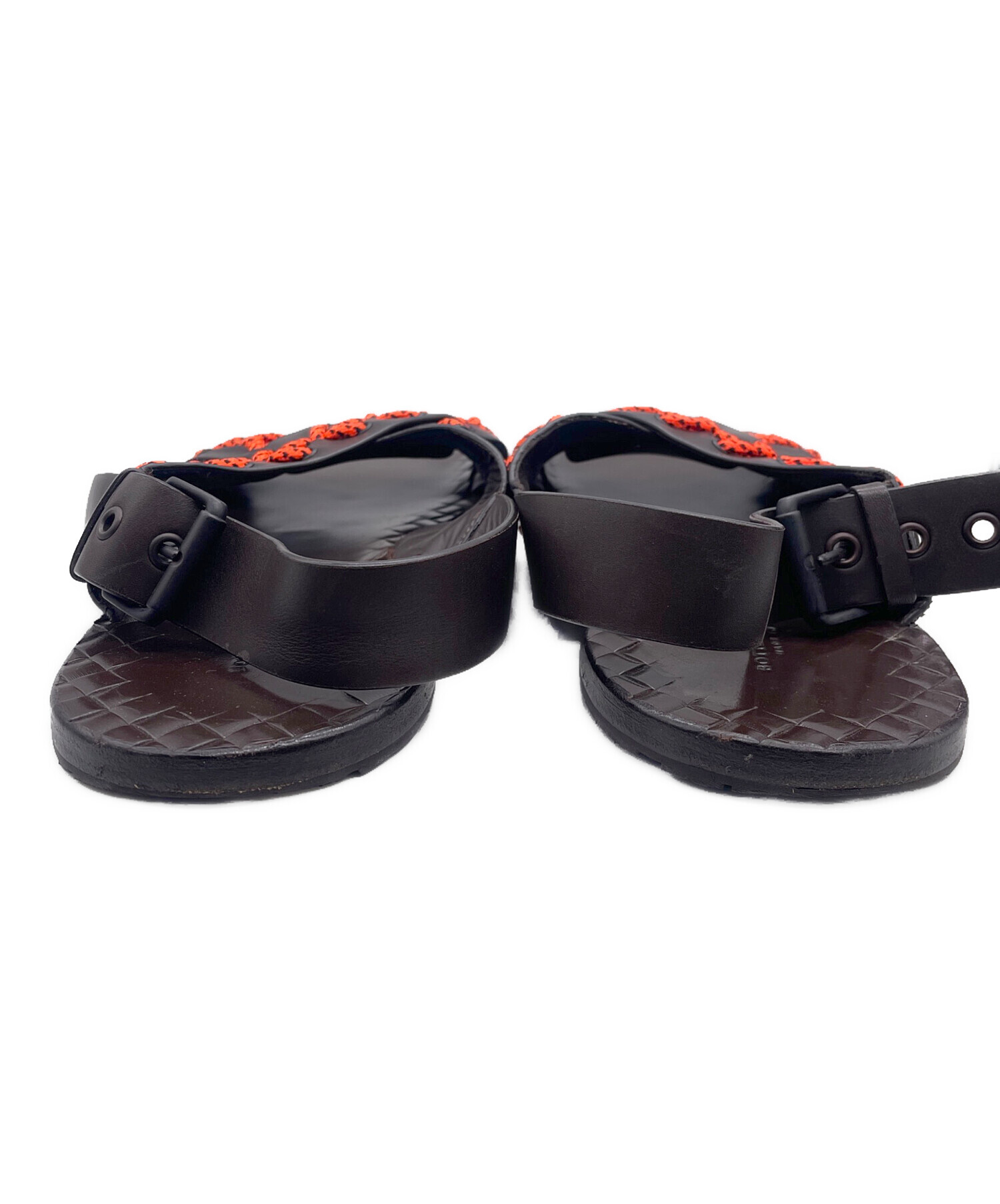 中古・古着通販】BOTTEGA VENETA (ボッテガベネタ) サンダル ブラウン