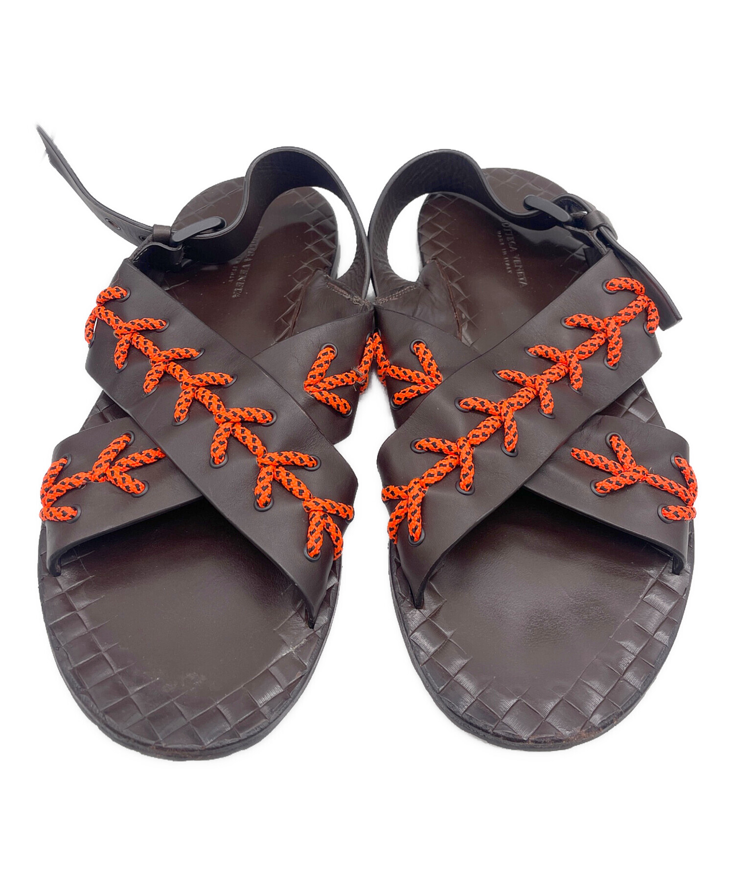 中古・古着通販】BOTTEGA VENETA (ボッテガベネタ) サンダル ブラウン