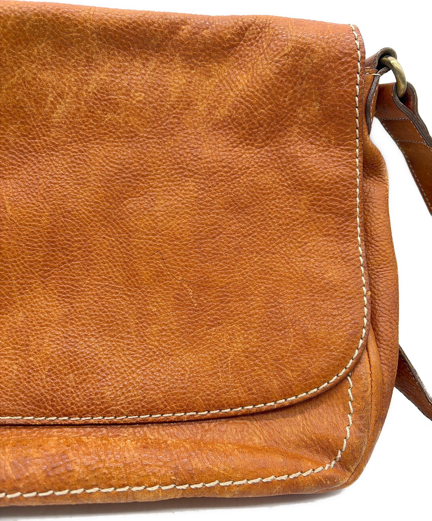 中古・古着通販】土屋鞄 (ツチヤカバン) ショルダーバッグ キャメル