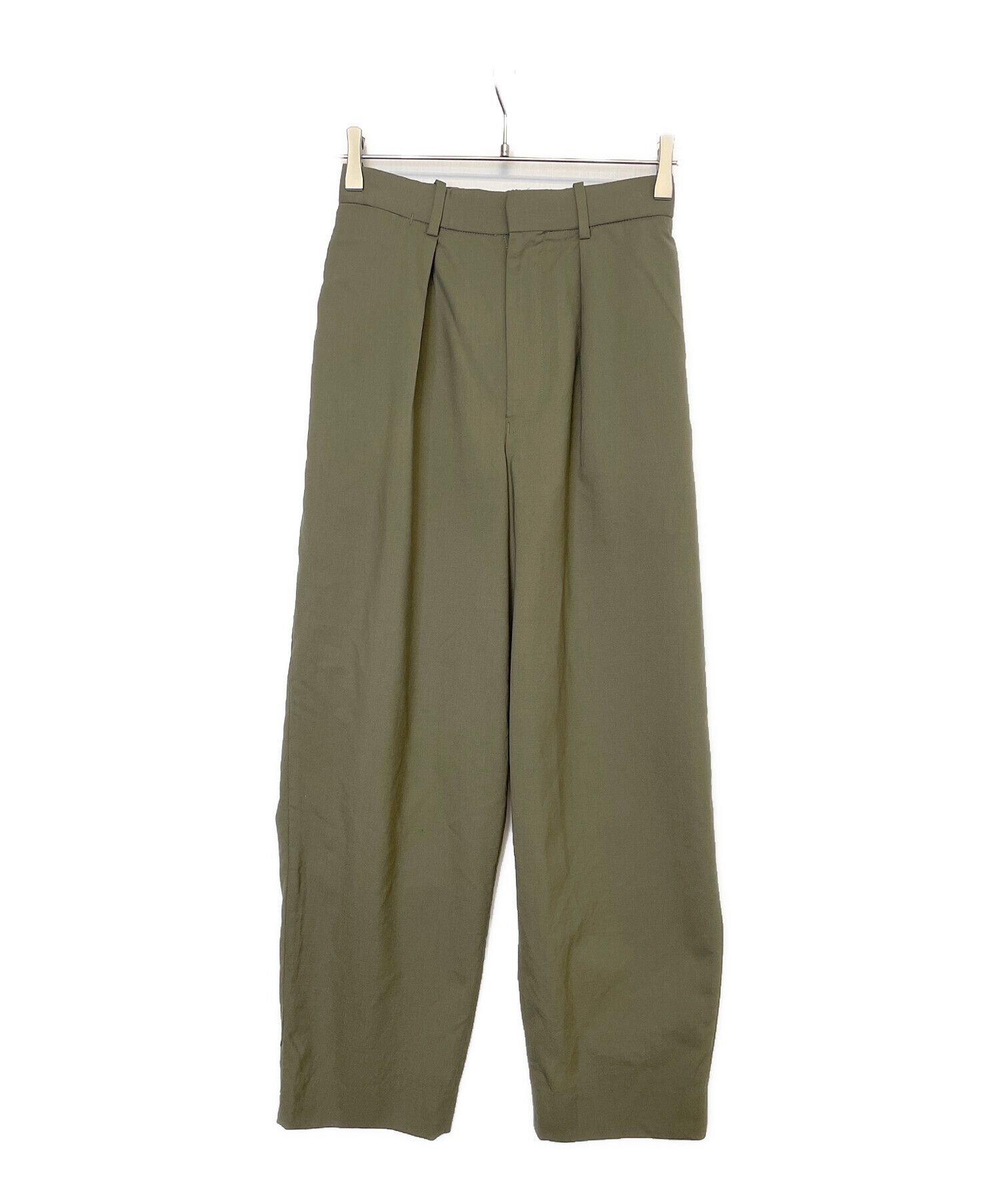 中古・古着通販】MARKAWARE (マーカウェア) スラックス オリーブ 