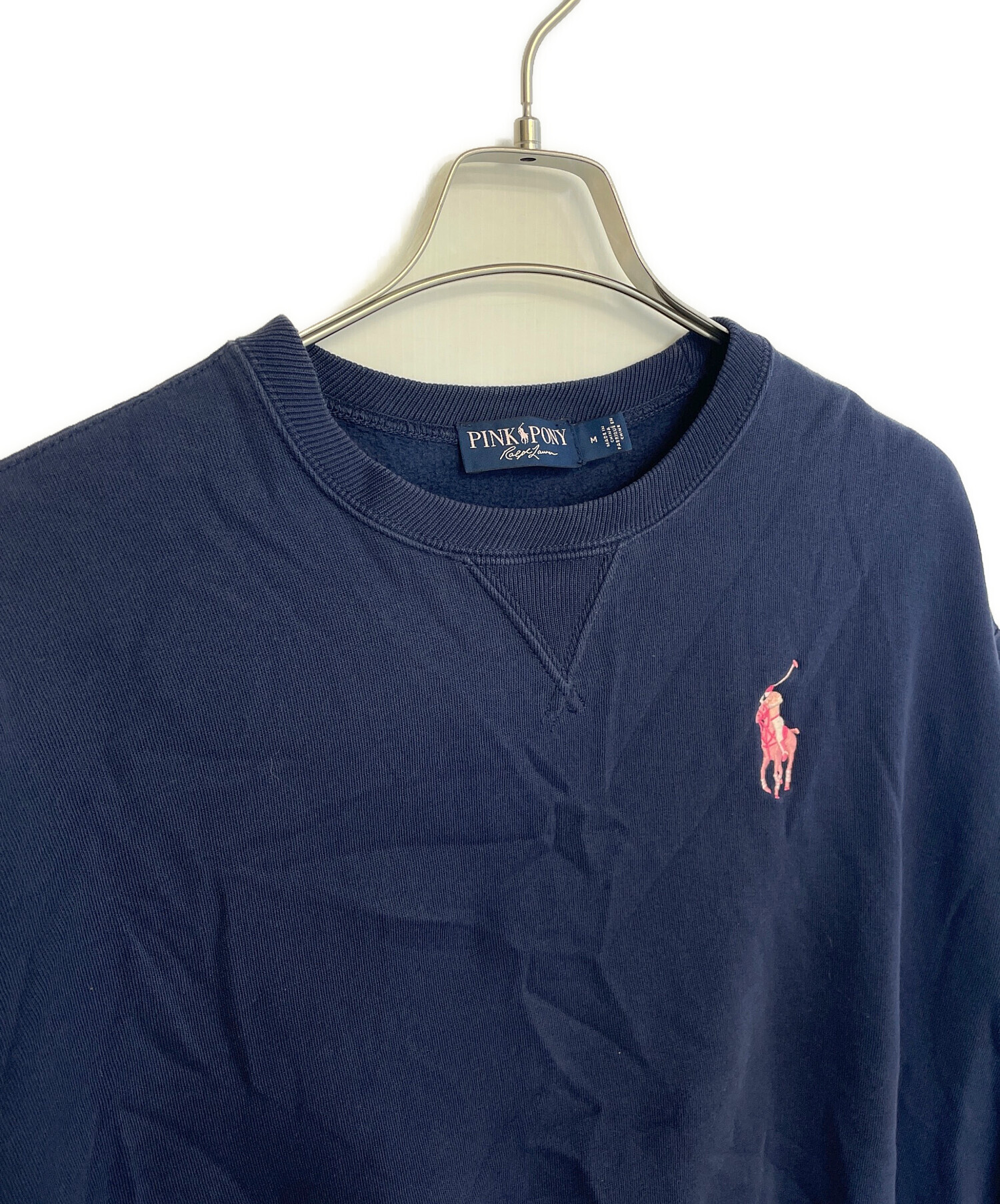 Ralph Lauren PINK PONY スウェット ネイビー M 中古・古着通販】RALPH LAUREN PINK PONY (ラルフ ローレン ピンク