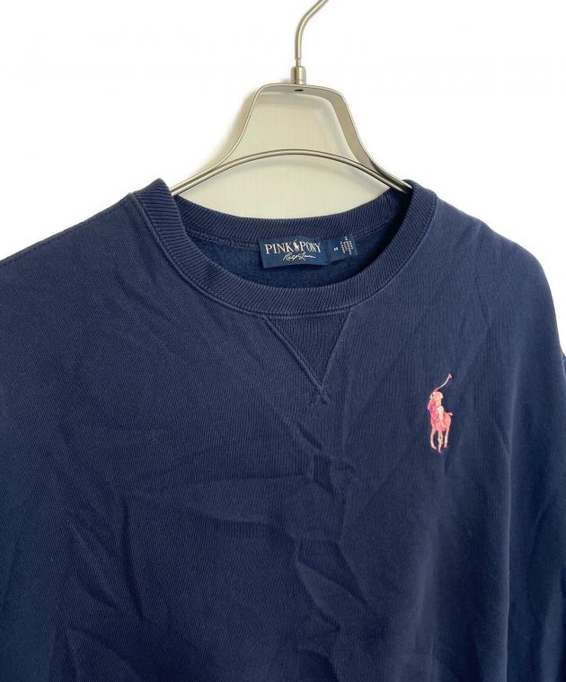 Ralph Lauren PINK PONY スウェット ネイビー M 中古・古着通販】RALPH LAUREN PINK PONY (ラルフ ローレン ピンク