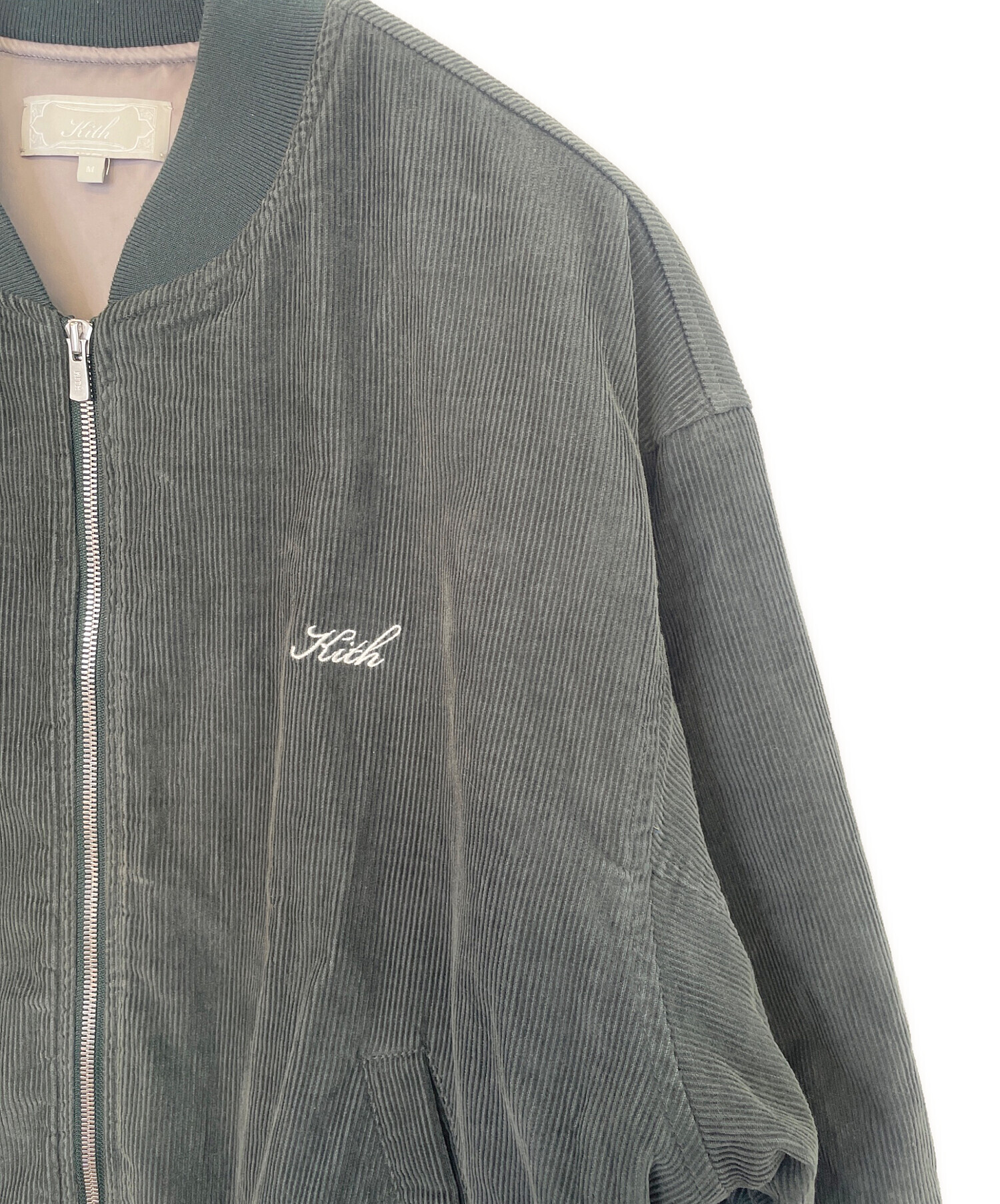 中古・古着通販】KITH (キス) ロゴコーデュロイジャケット グリーン