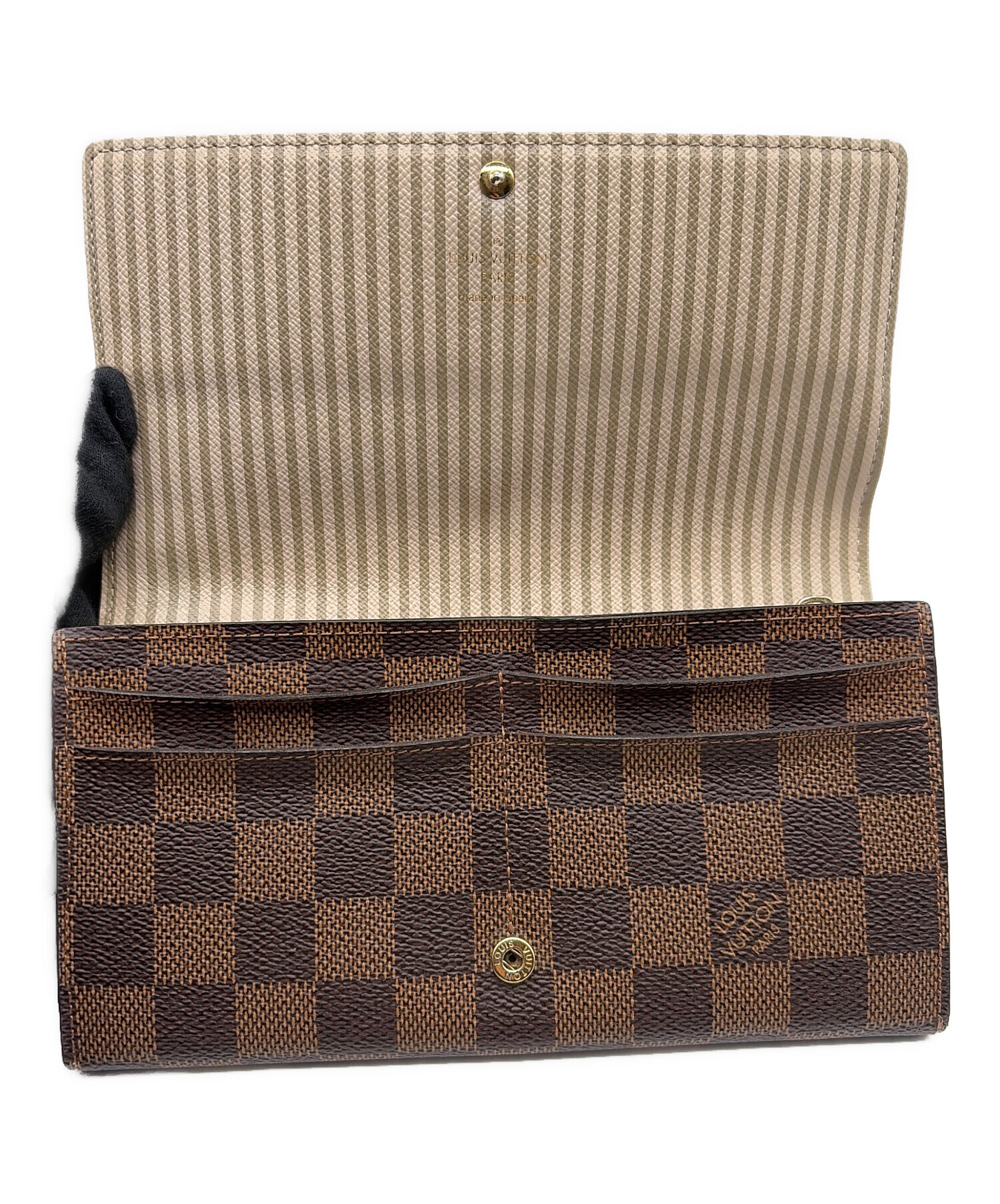 中古・古着通販】LOUIS VUITTON (ルイ ヴィトン) 長財布 ブラウン