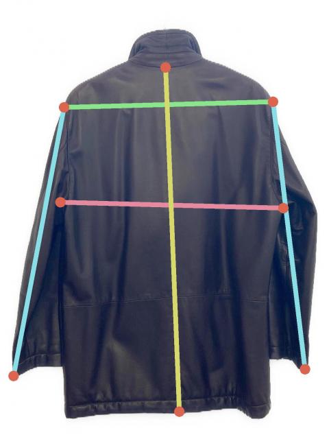 中古・古着通販】LOEWE (ロエベ) レザージャケット サイズ:50