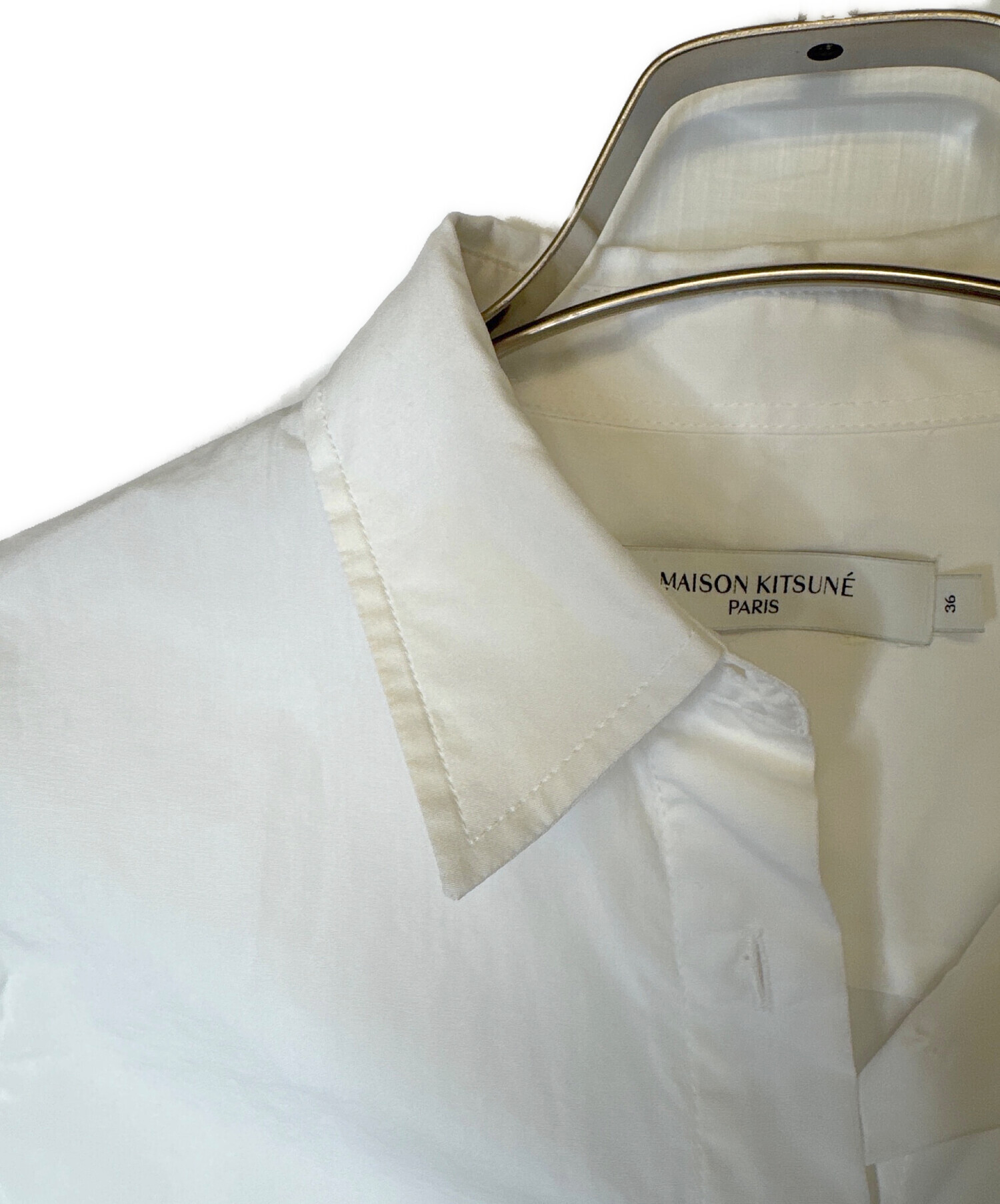 中古・古着通販】MAISON KITSUNE (メゾンキツネ) 長袖シャツ ホワイト 