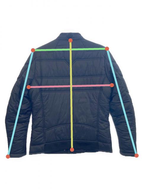 中古・古着通販】DIESEL (ディーゼル) 中綿ライダースジャケット