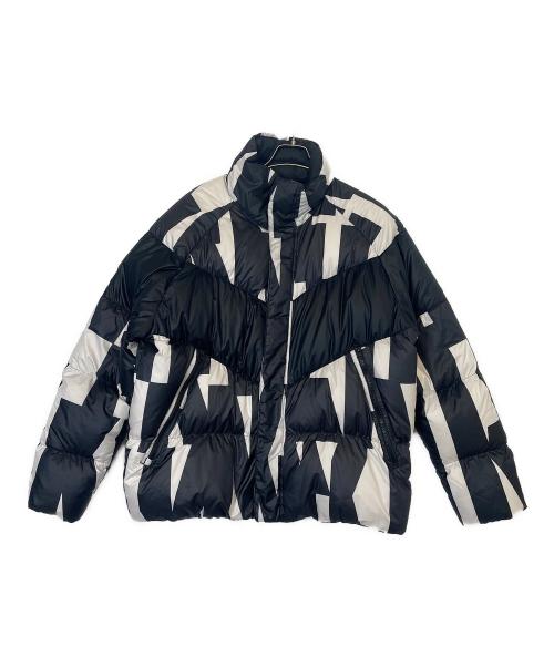 中古・古着通販】NIKE (ナイキ) ダウンジャケット ブラック×ホワイト