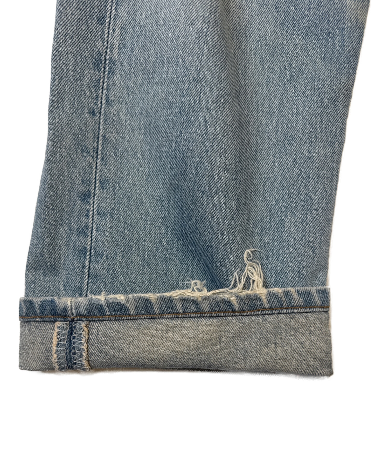 大*s様 Levi's 501 w31 （平置実寸で約W38cm、股下73cm） 中古・古着通販】LEVI'S (リーバイス) 501デニムパンツ スカイブルー