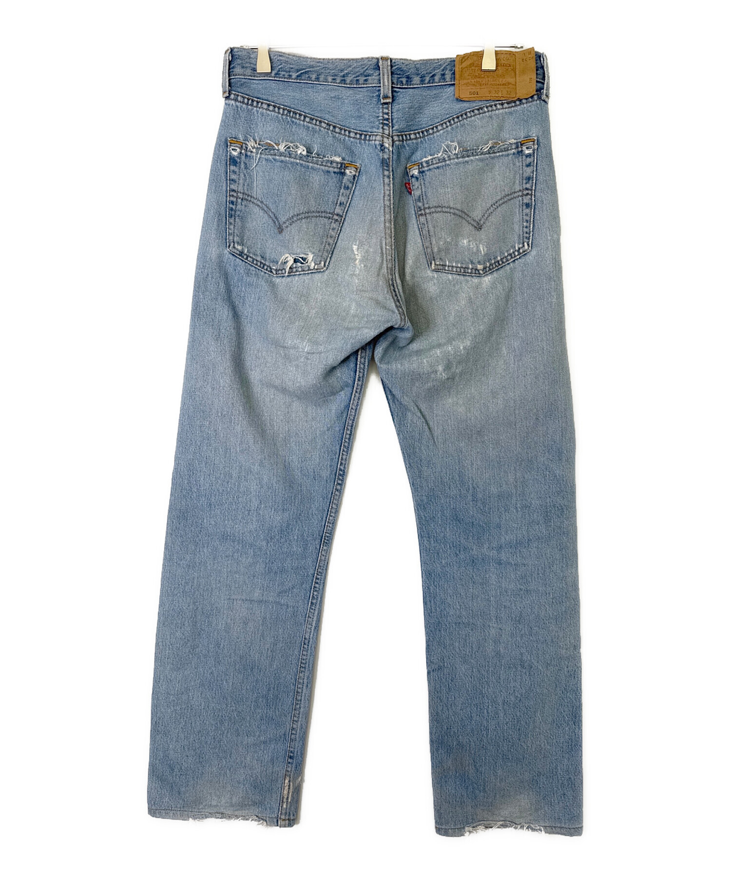 中古・古着通販】LEVI'S (リーバイス) 501デニムパンツ スカイブルー