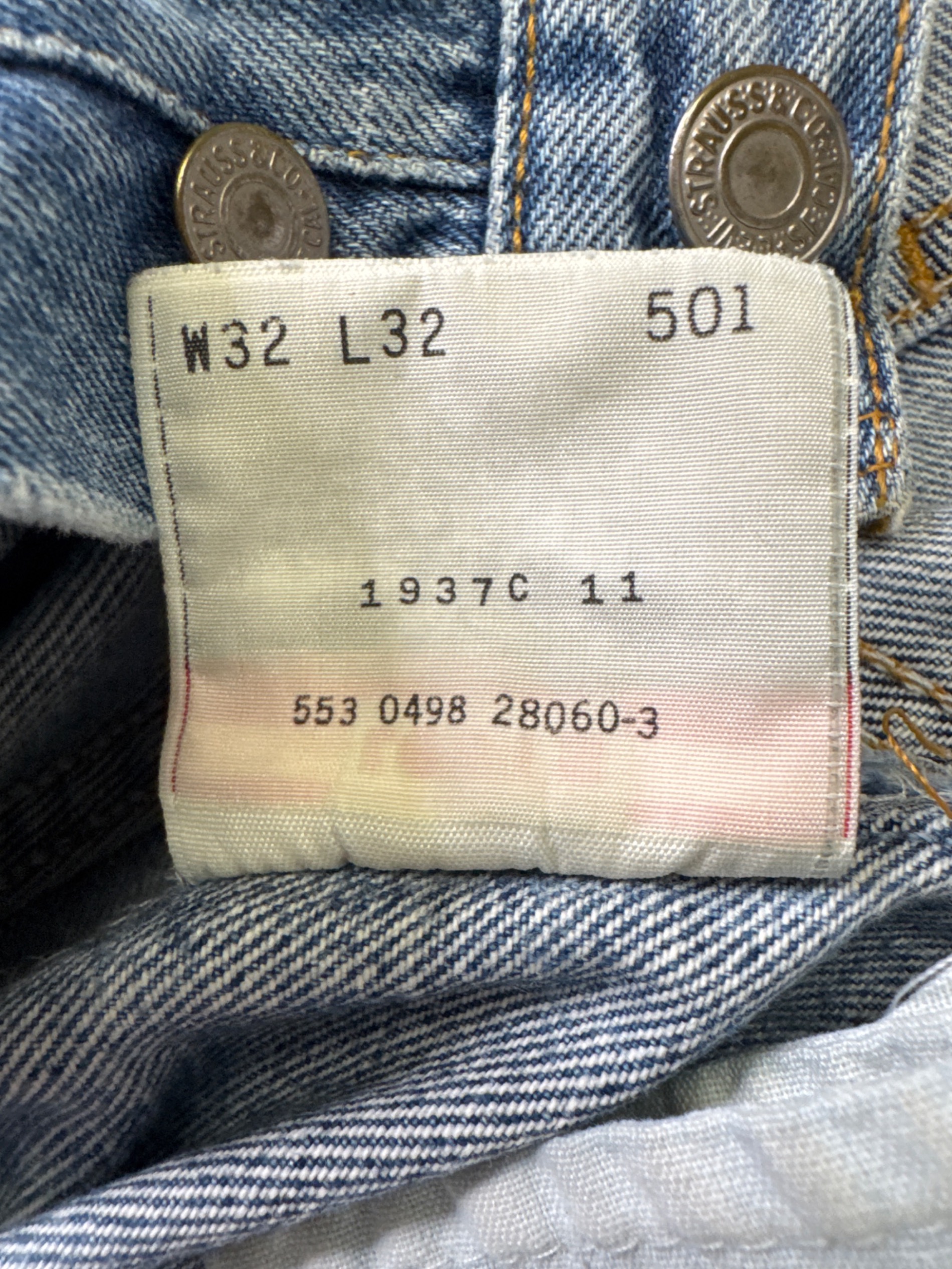 中古・古着通販】LEVI'S (リーバイス) 501デニムパンツ スカイブルー