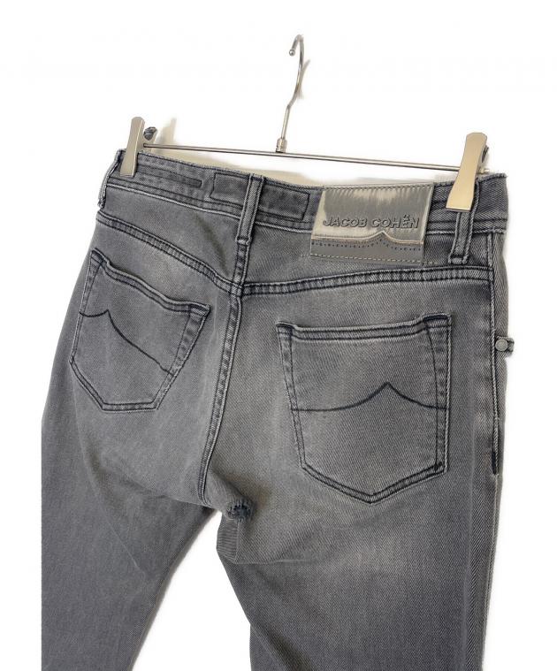 中古・古着通販】JACOB COHEN (ヤコブコーエン) デニムパンツ グレー