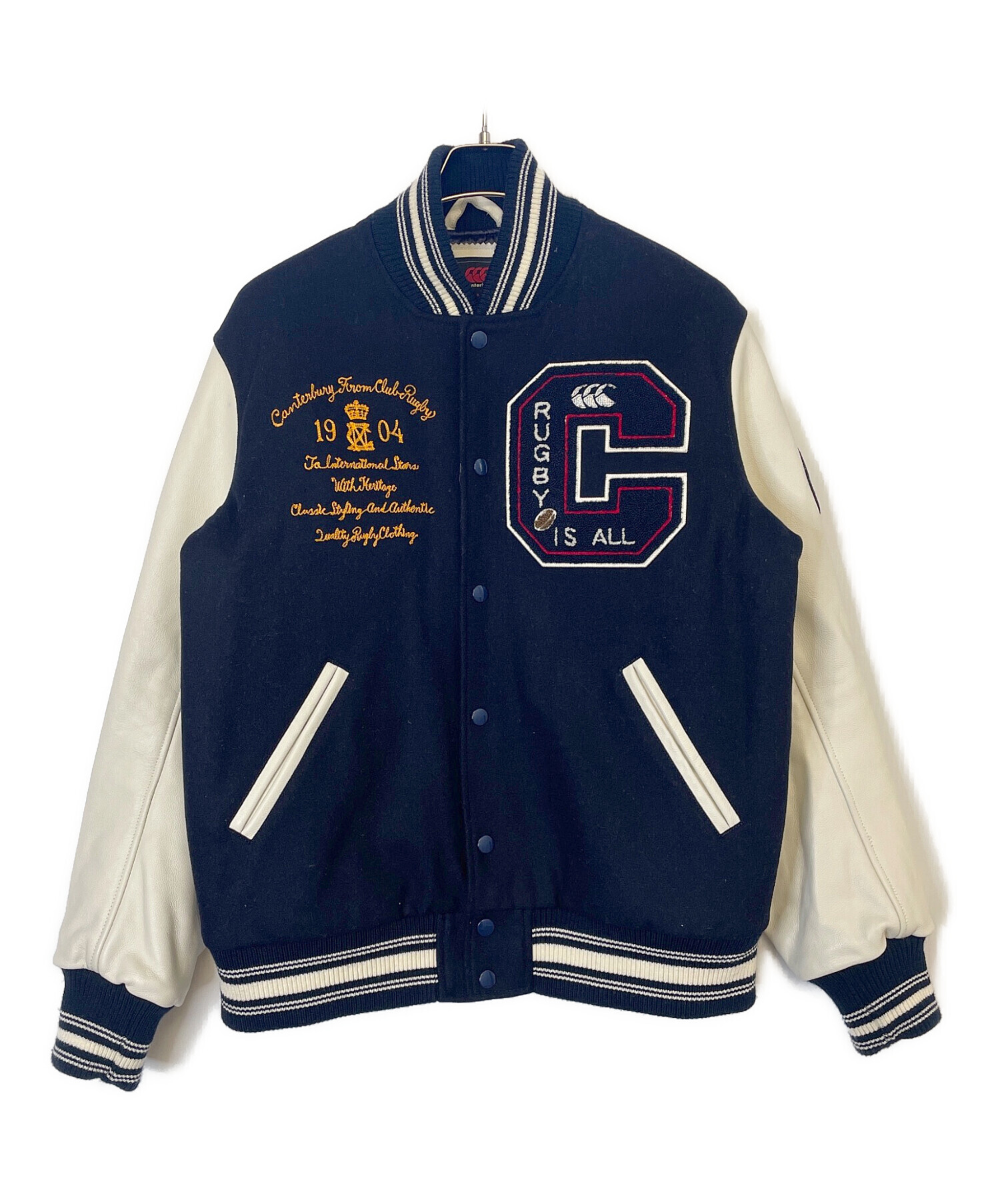 中古・古着通販】Canterbury (カンタベリー) スタジャン ホワイト