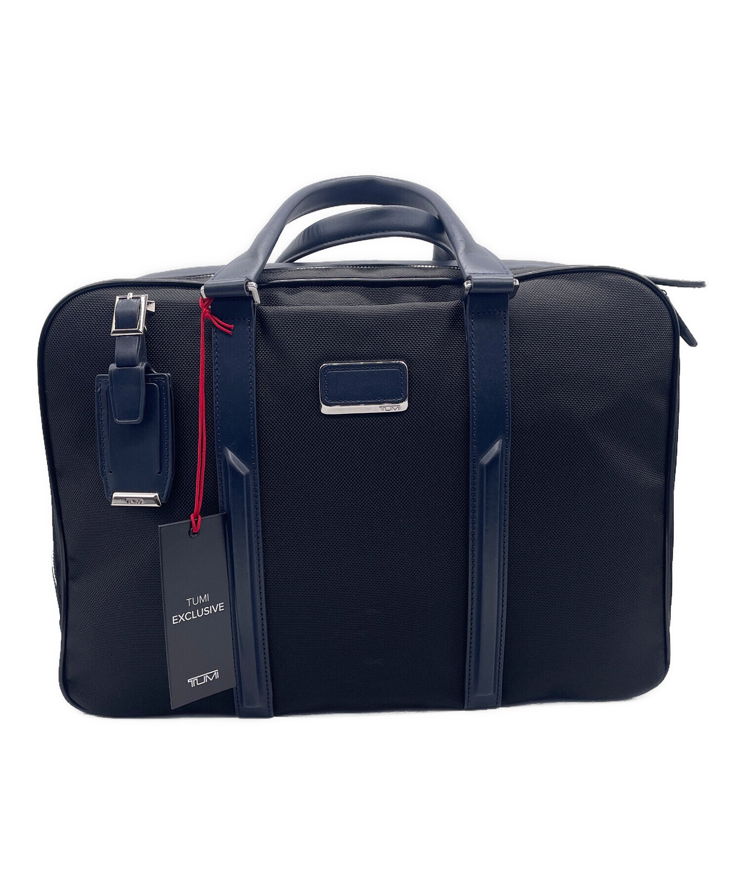 【TUMI】【中古】ビジネスバッグ 中古・古着通販】TUMI (トゥミ) ビジネスバッグ ブラック×ネイビー