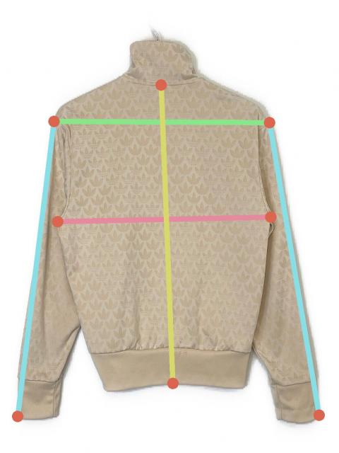 中古・古着通販】adidas (アディダス) ジャージ ベージュ サイズ:XS