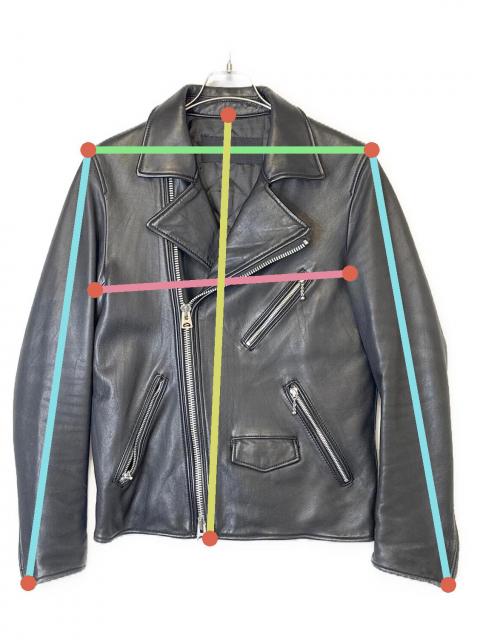 中古・古着通販】nano・universe (ナノ・ユニバース) ダブルライダース