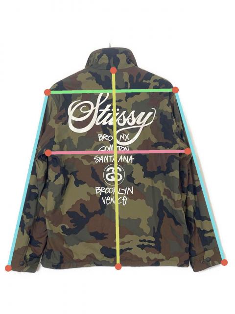 中古・古着通販】stussy (ステューシー) コーチジャケット オリーブ