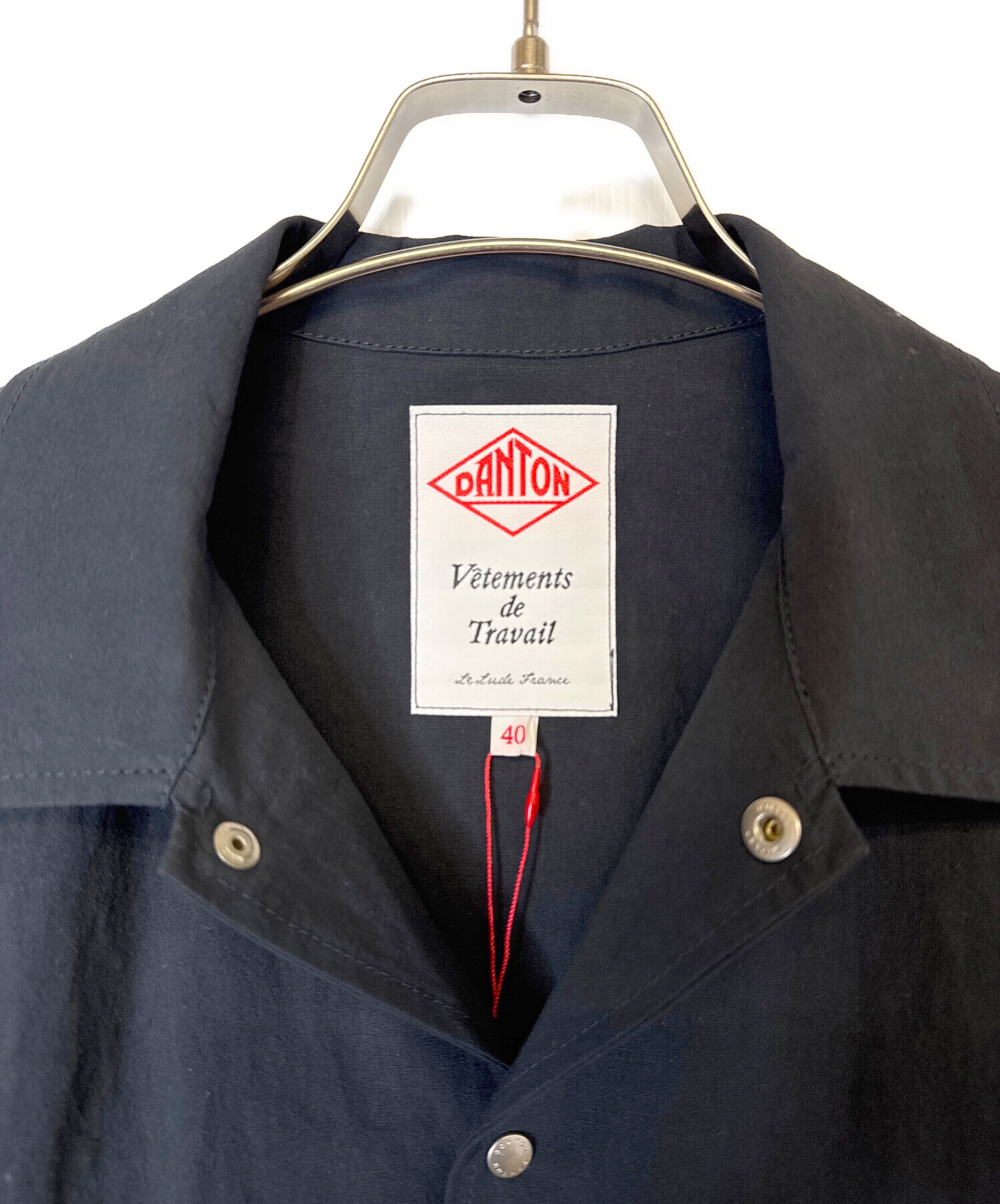 値下げしました【未使用】ダントン　長袖シャツ 中古・古着通販】DANTON (ダントン) 長袖シャツ ブラック サイズ:40 未