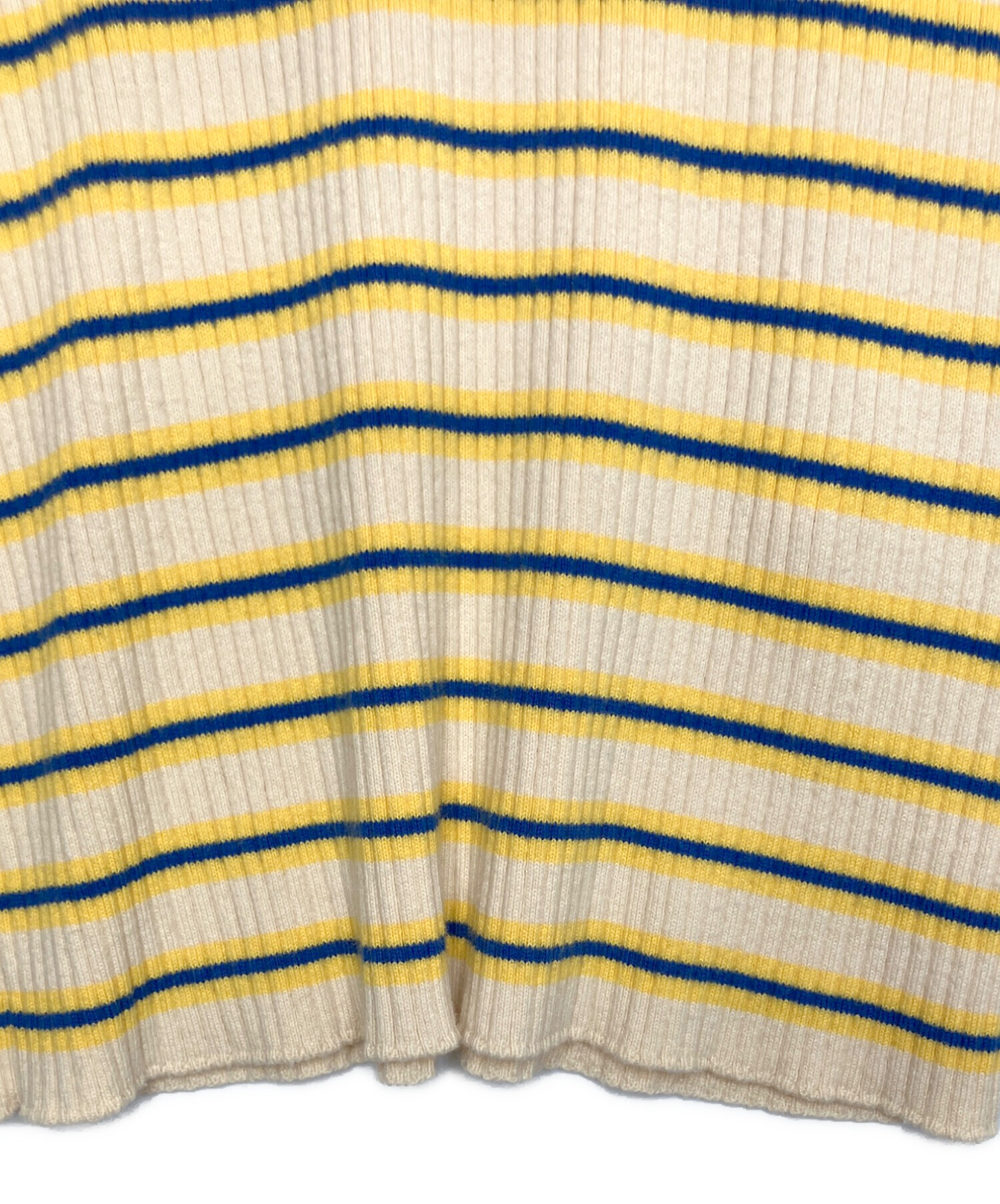 中古・古着通販】nagonstans (ナゴンスタンス) 薄手ニット イエロー