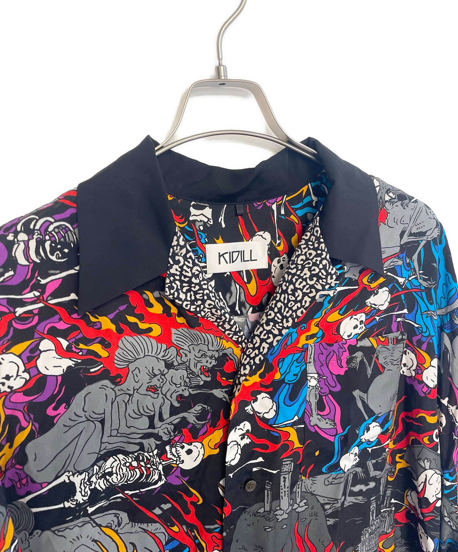 中古・古着通販】KIDILL (キディル) オーバーサイズシャツ ブラック