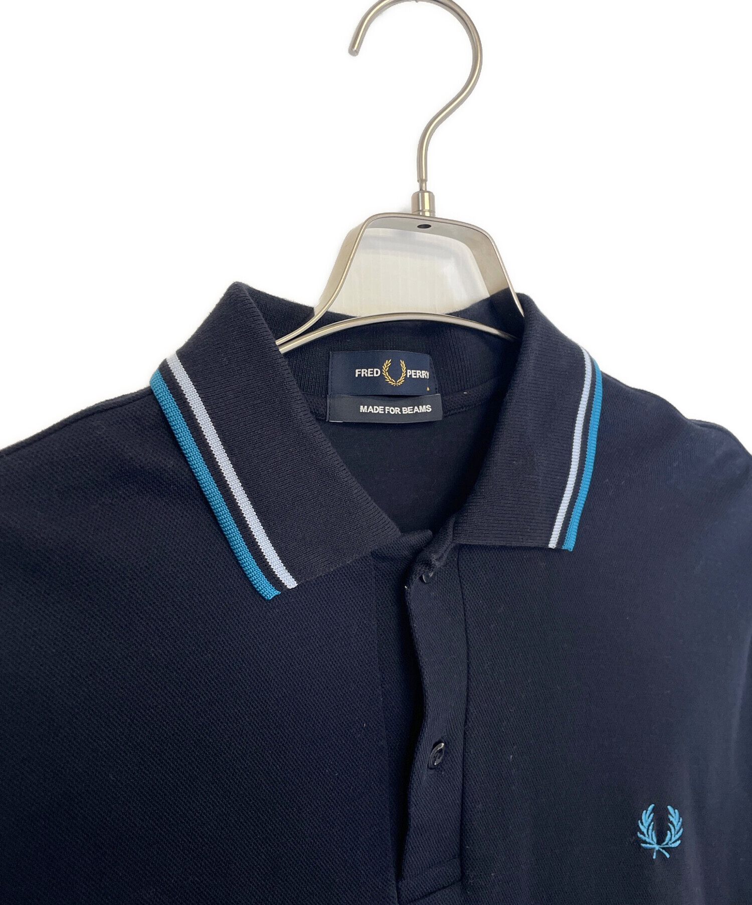 フレッドペリー 長袖ポロシャツ ネイビー FRED PERRY（フレッドペリー