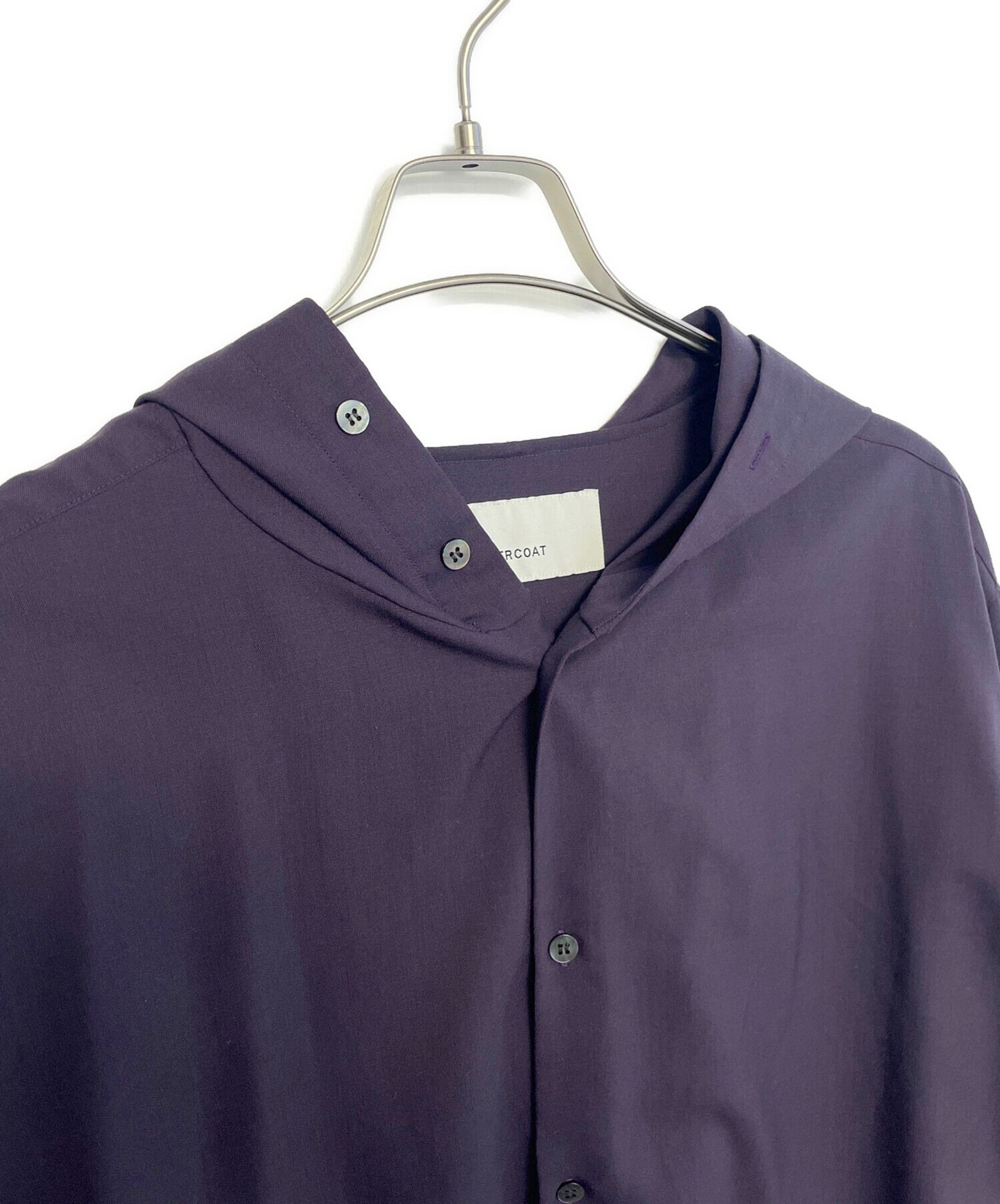 中古・古着通販】OVERCOAT (オーバーコート) フード付きウールシャツ