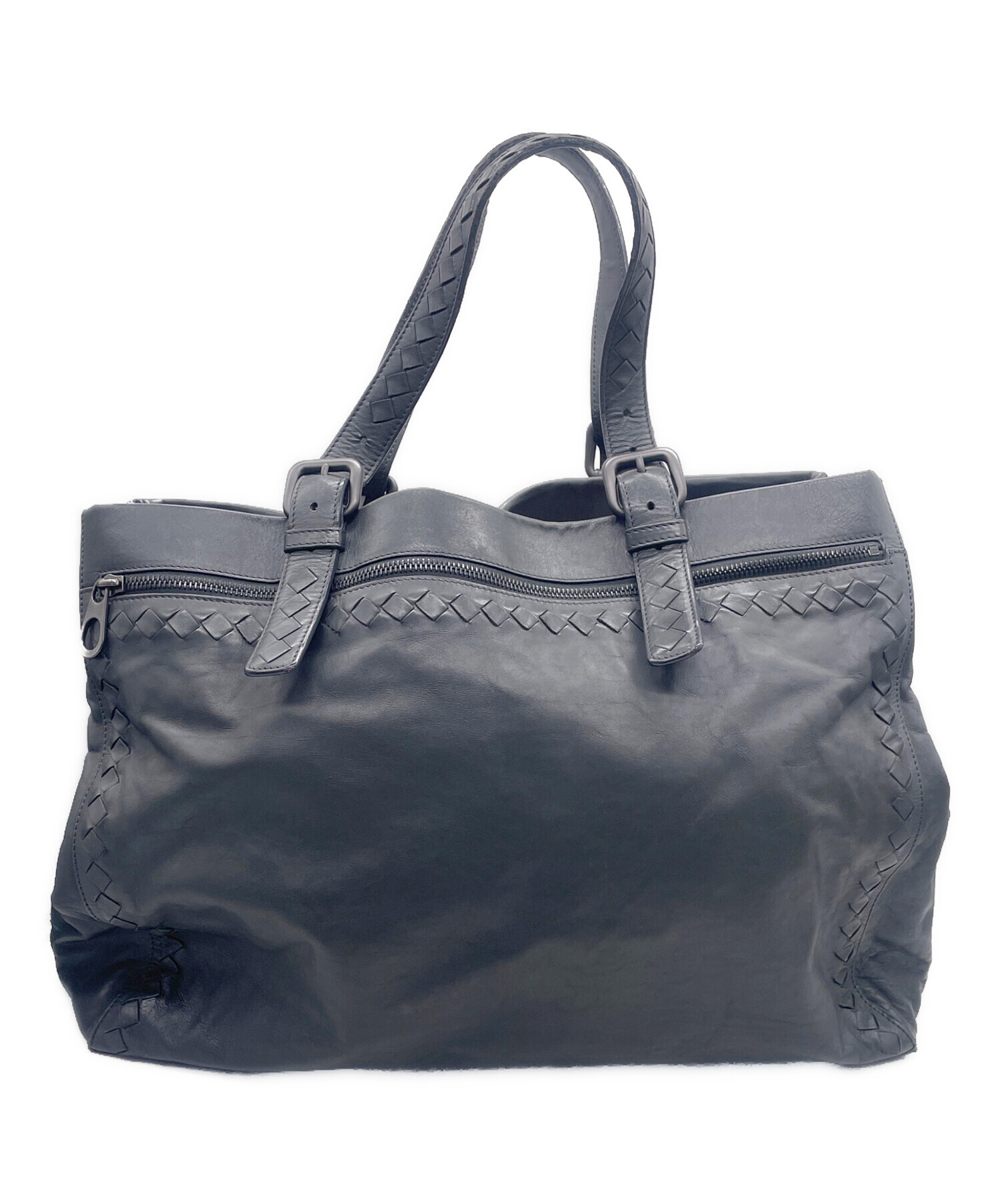 中古・古着通販】BOTTEGA VENETA (ボッテガベネタ) レザートートバッグ 