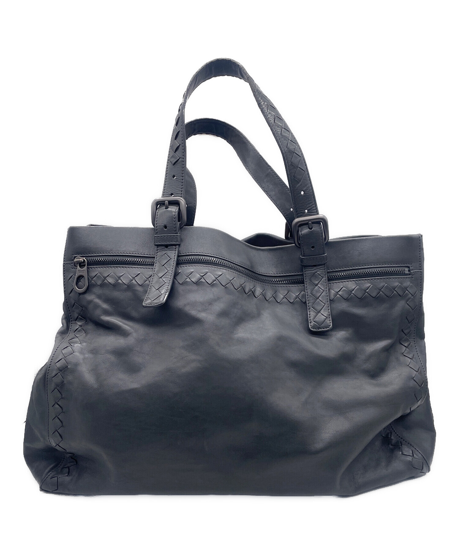 中古・古着通販】BOTTEGA VENETA (ボッテガベネタ) レザートートバッグ 