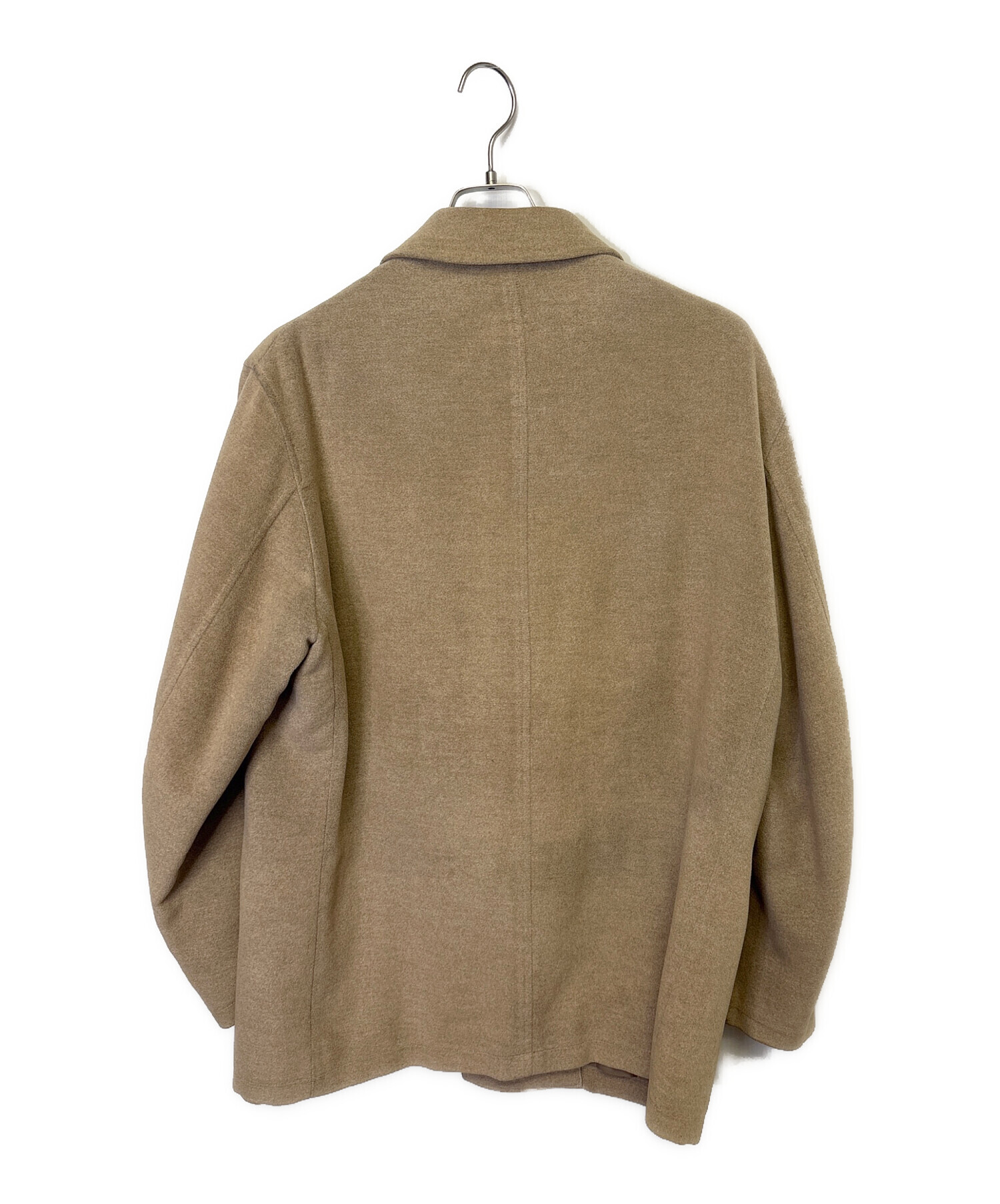 中古・古着通販】BURBERRY (バーバリー) ウール混ジャケット ベージュ