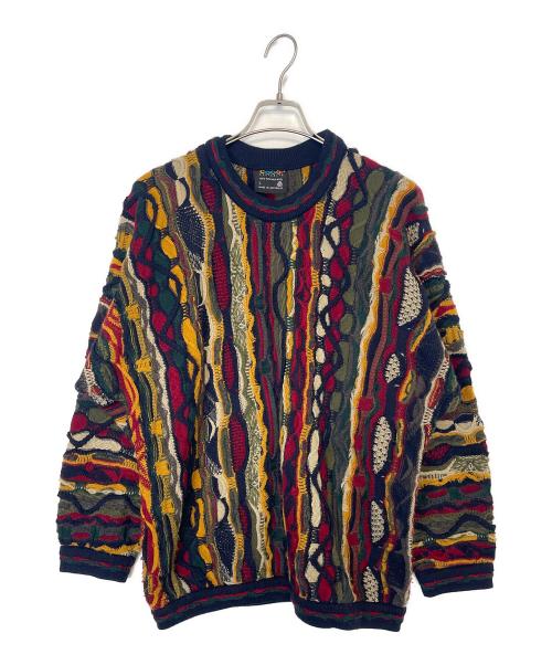 中古・古着通販】Coogi (クージー) 3D厚手ニット マルチカラー サイズ
