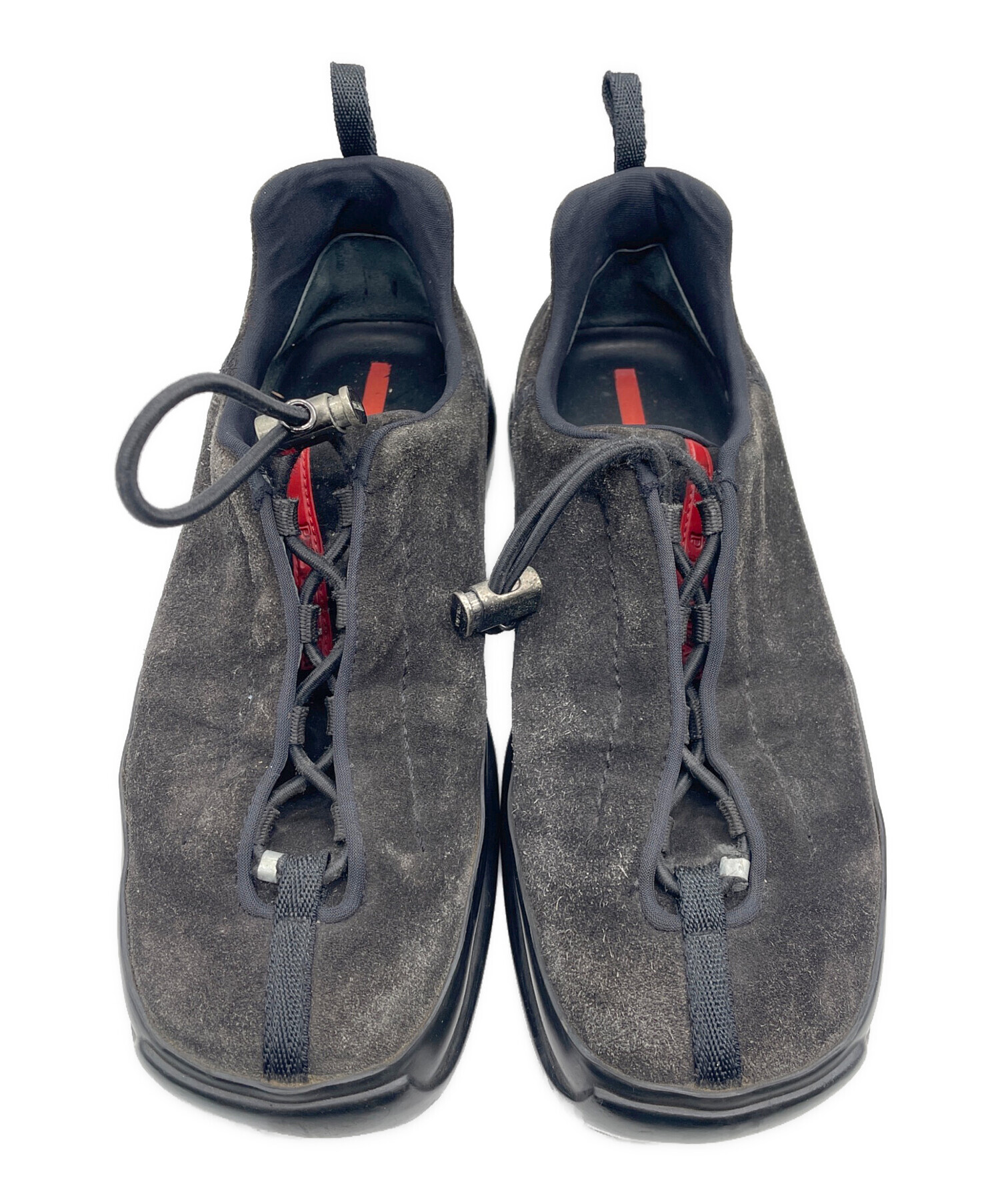 中古・古着通販】PRADA (プラダ) スリッポン ブラック サイズ:6.5