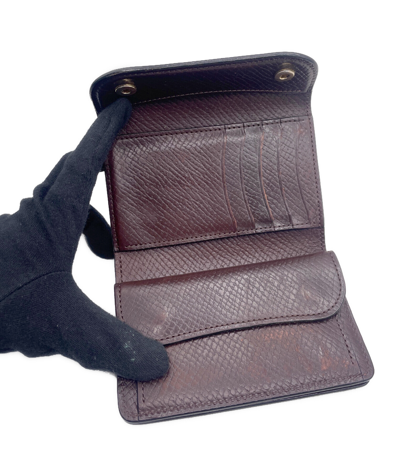 中古・古着通販】WILDSWANS (ワイルドスワンズ) 2つ折り財布 ブラウン