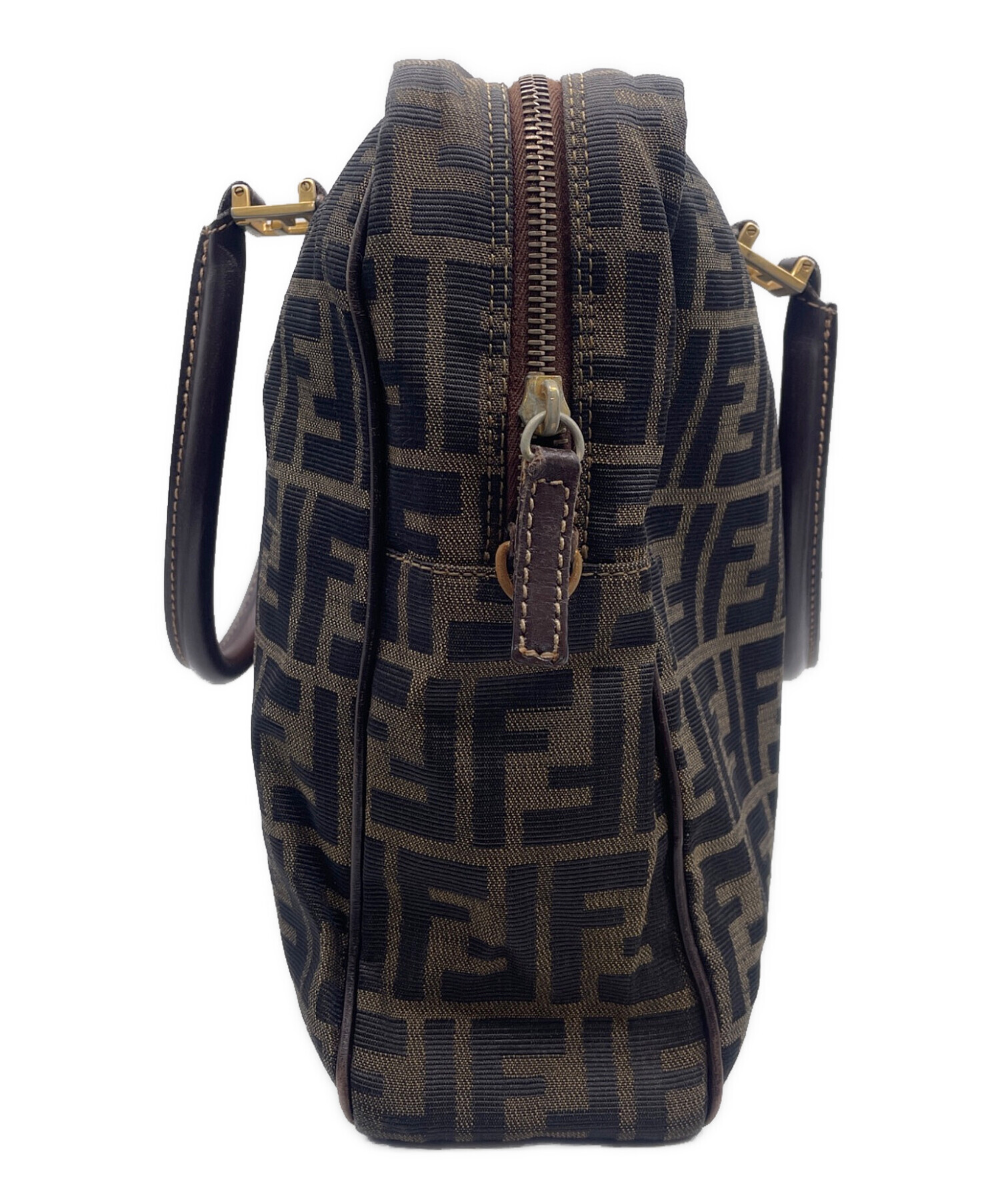 中古・古着通販】FENDI (フェンディ) ハンドバッグ ブラウン｜ブランド