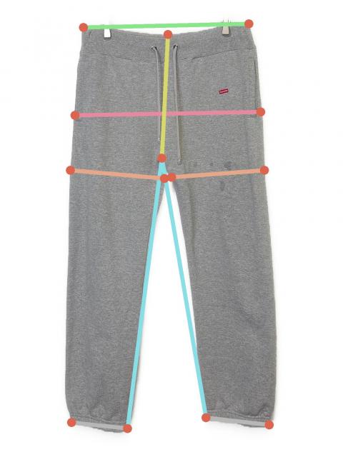 中古・古着通販】SUPREME (シュプリーム) スウェットパンツ グレー