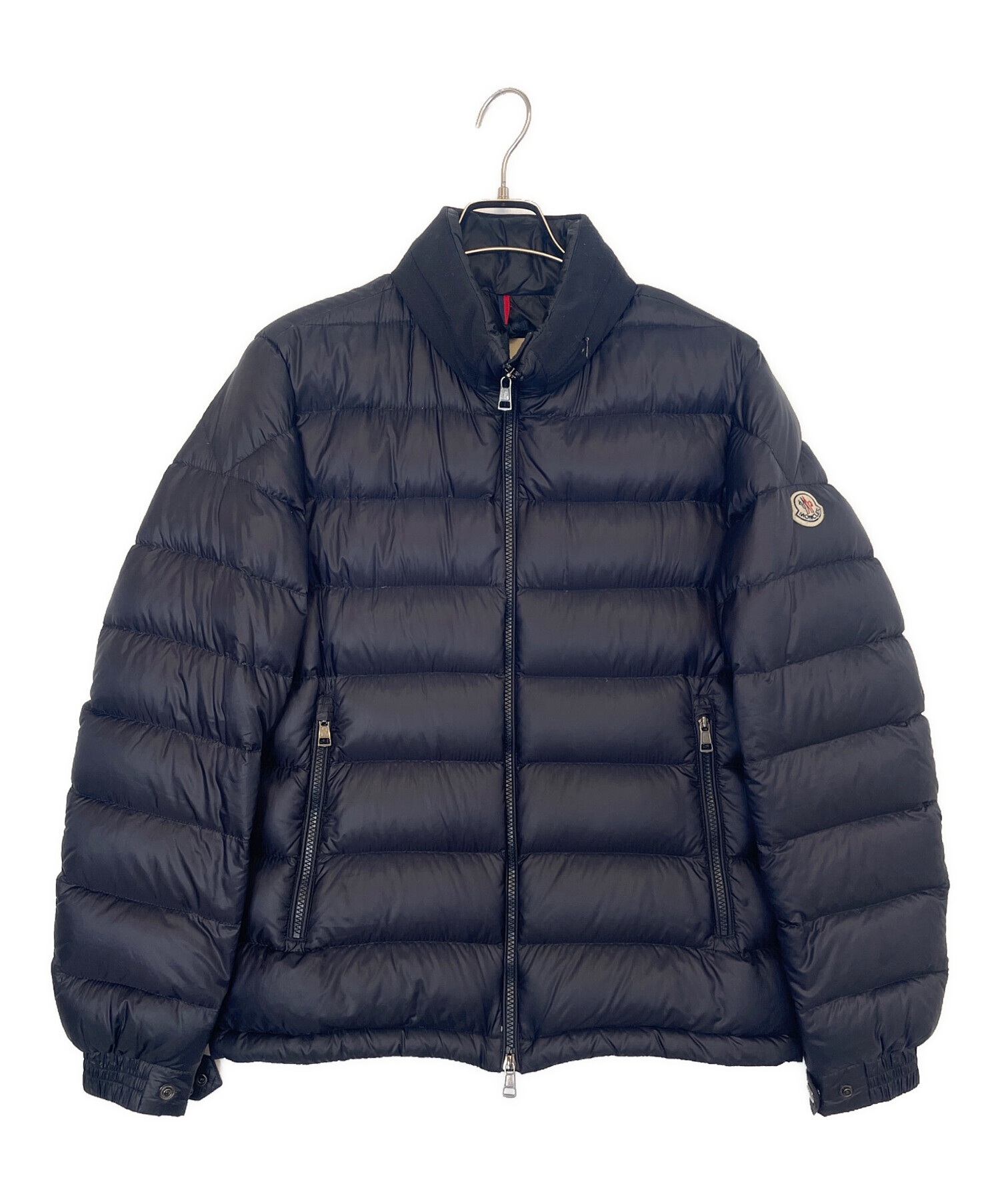 MONCLER ダウンジャケット ネイビー　ジャンク品 サイズ0】モンクレール MONCLER ダウンジャケット ネイビー 紺色