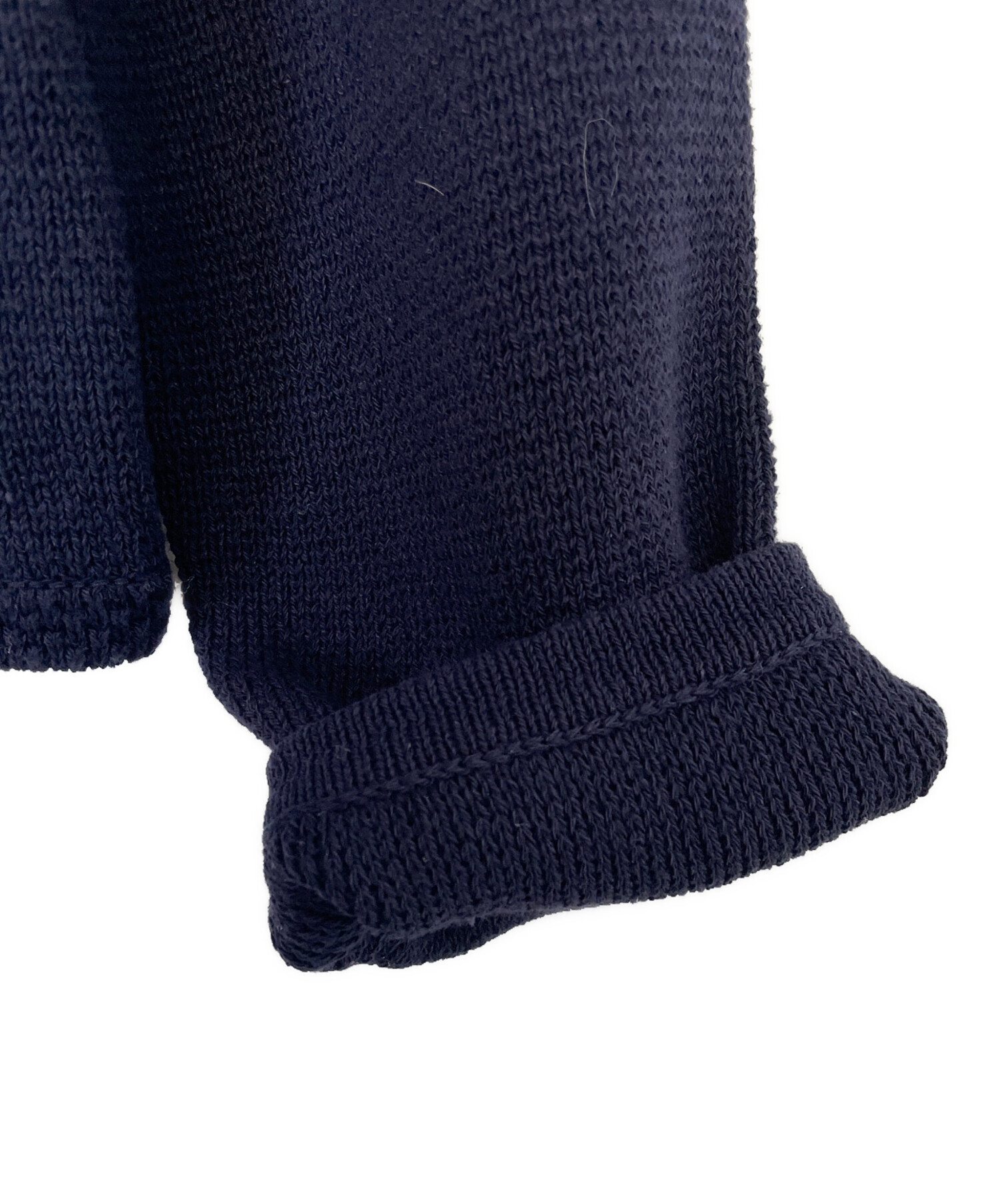 中古・古着通販】MACPHEE (マカフィー) 厚手カーディガン ネイビー