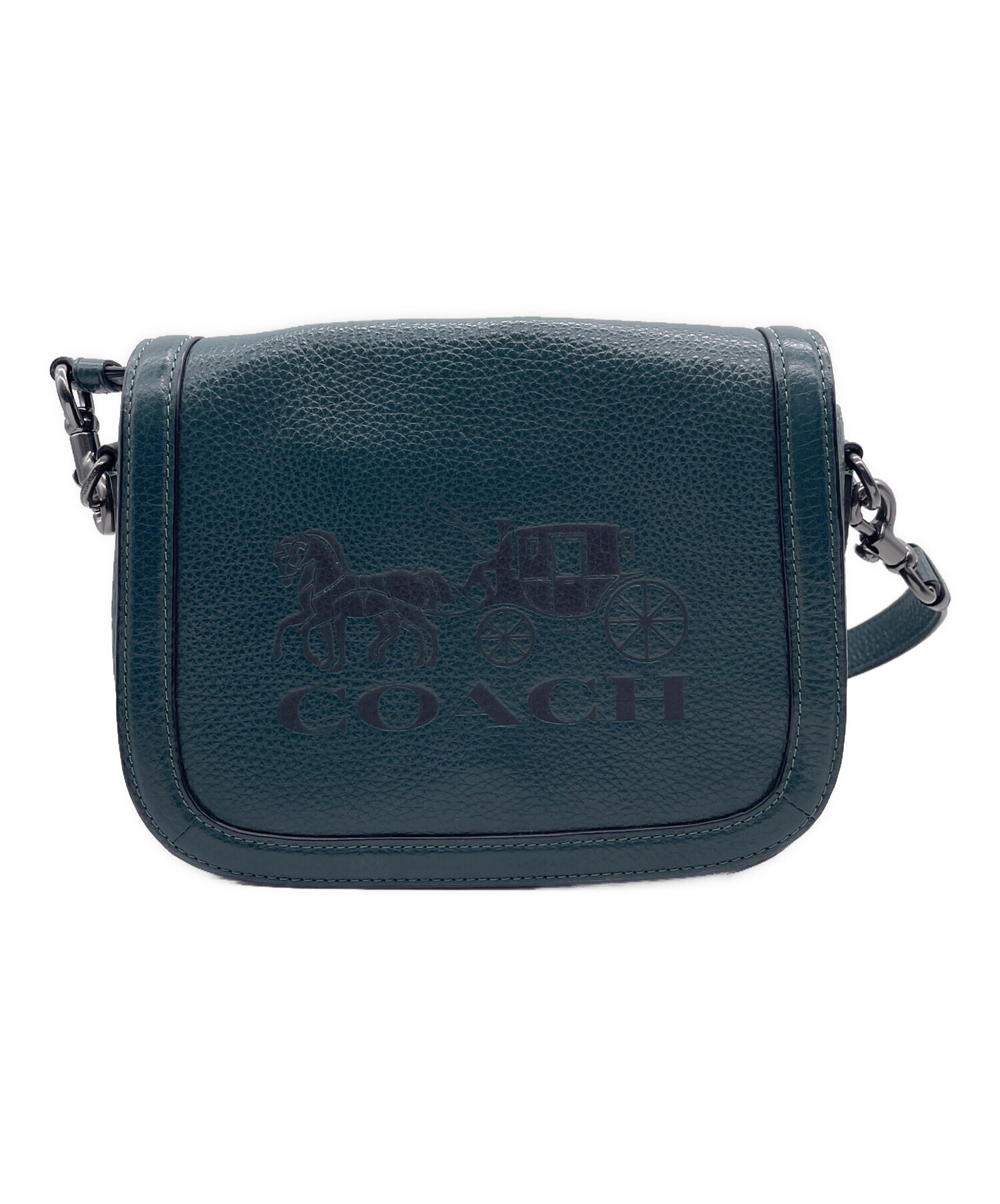 中古・古着通販】COACH (コーチ) ショルダーバッグ グリーン｜ブランド