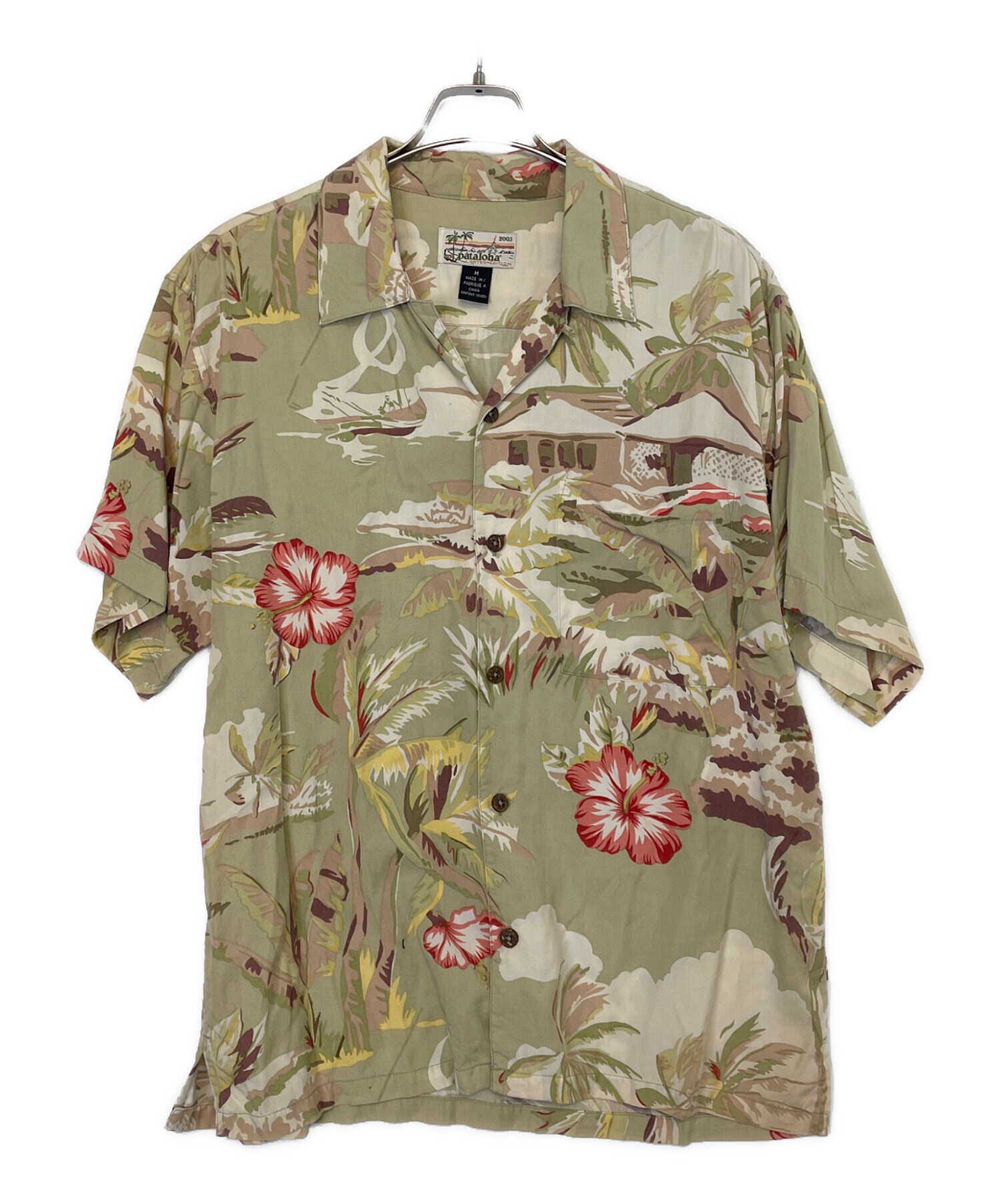 中古・古着通販】pataloha (パタロハ) アロハシャツ ブラウン サイズ:M