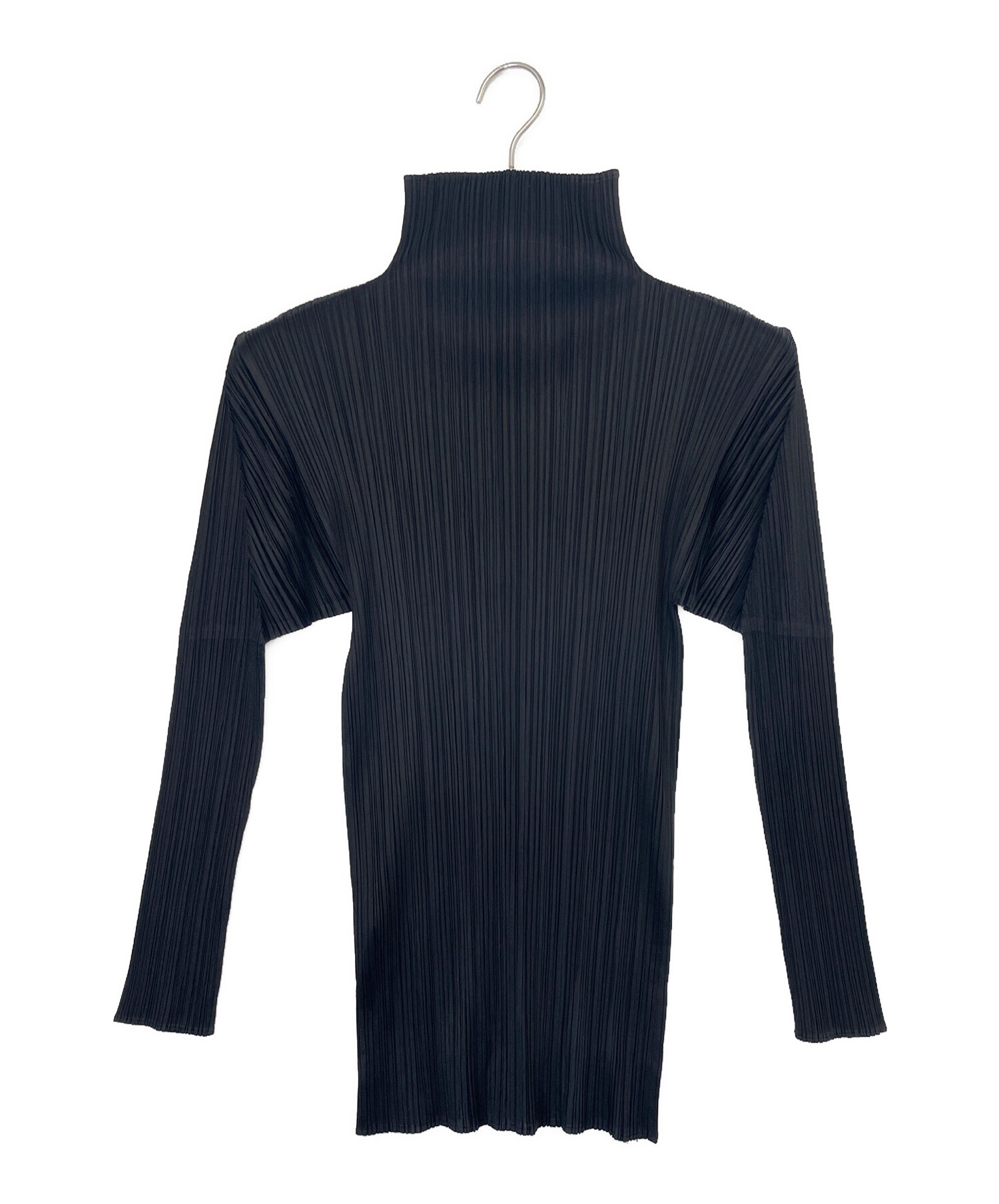 ✨美品✨プリーツプリーズ 長袖カットソー PP04-JK602 XLサイズ 黒 中古・古着通販】PLEATS PLEASE (プリーツプリーズ) 長袖カットソー