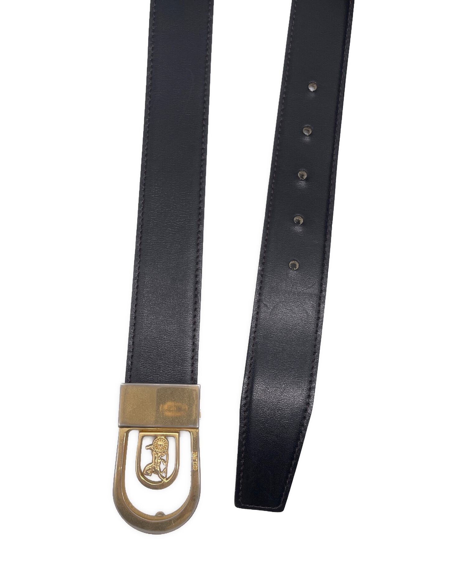 セリーヌ ベルト  【Cランク】【中古】 中古・古着通販】CELINE (セリーヌ) カーフスキン トリオンフ ベルト