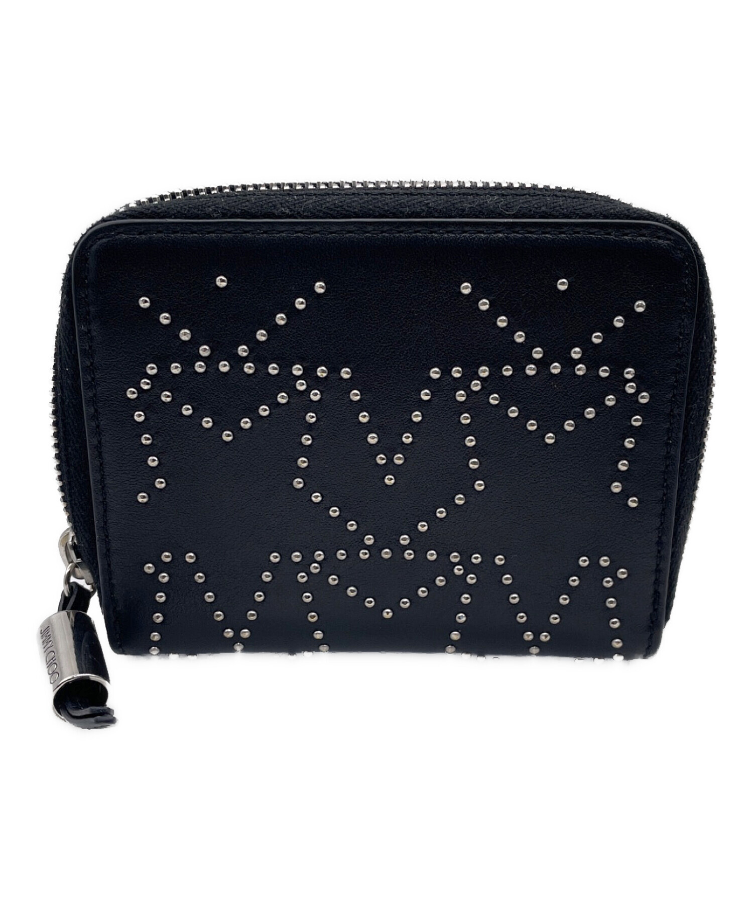 中古・古着通販】JIMMY CHOO (ジミーチュウ) 2つ折り財布 ブラック