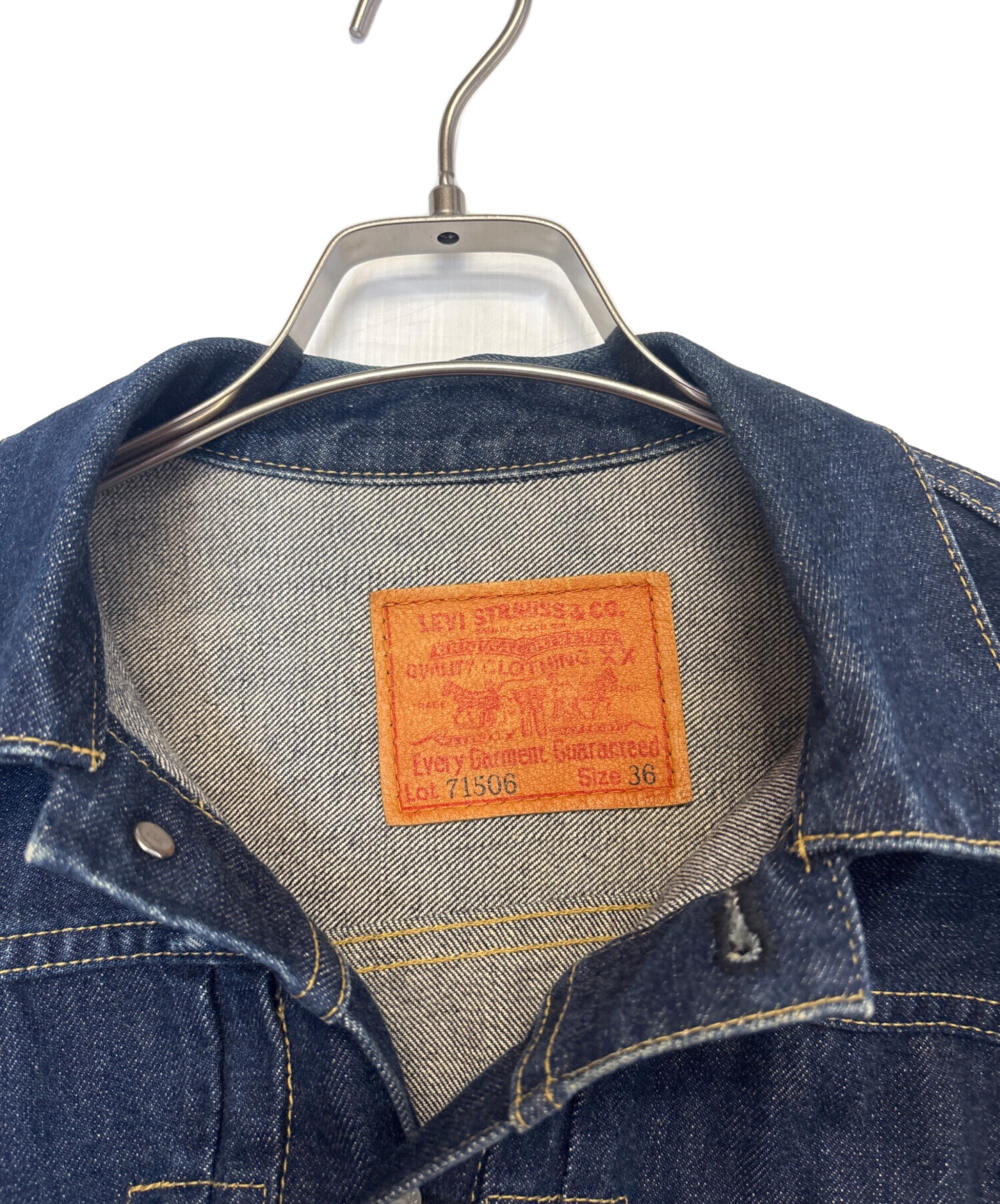 中古・古着通販】LEVI'S (リーバイス) デニムジャケット インディゴ