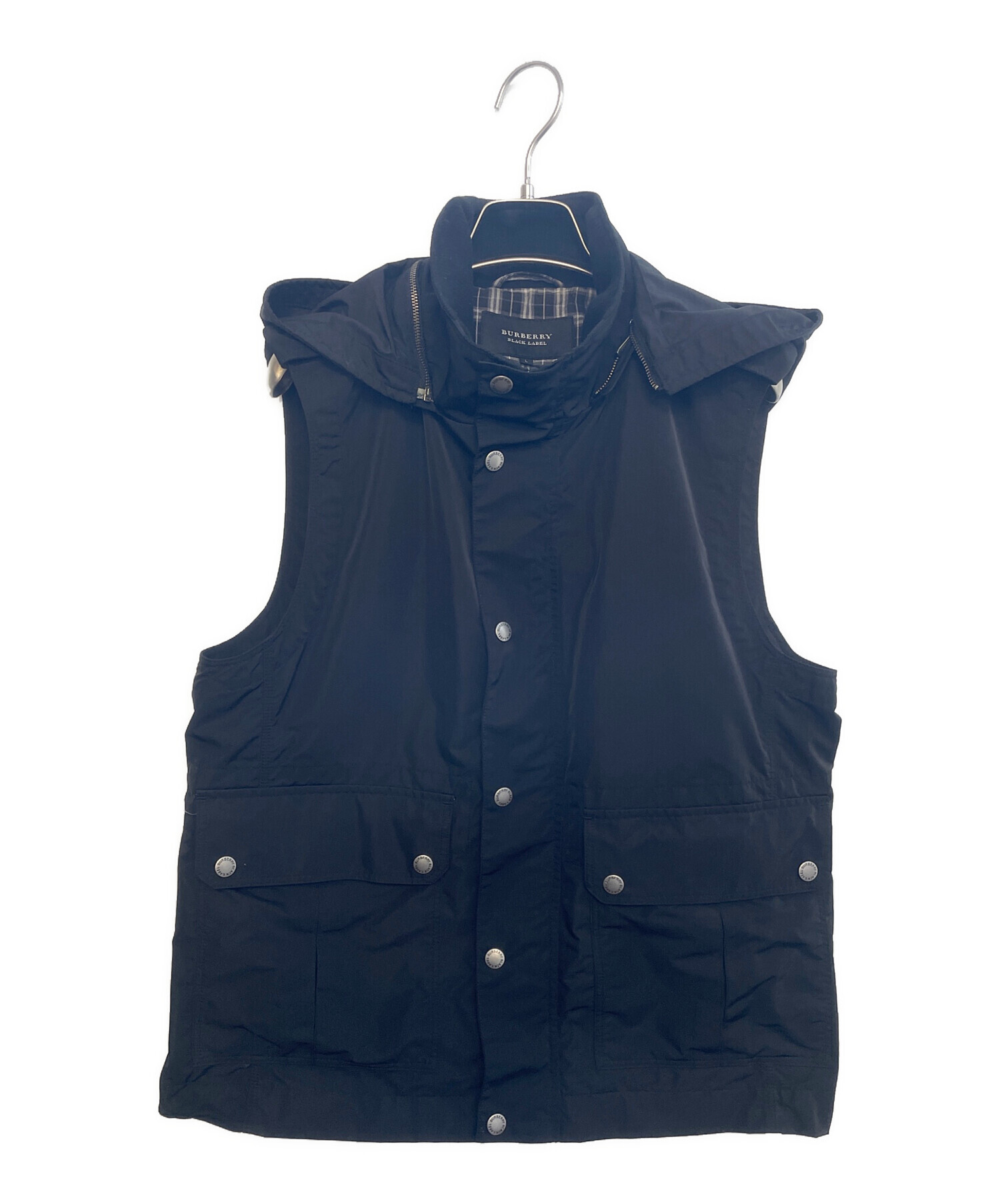 BURBERRY ブラック　ベスト　古着 中古・古着通販】BURBERRY BLACK LABEL (バーバリーブラックレーベル