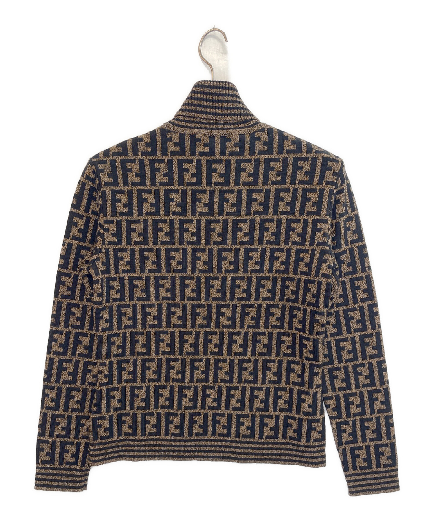 Fendi タートルネック セーター 40 中古・古着通販】FENDI (フェンディ) タートルネックニット ブラウン