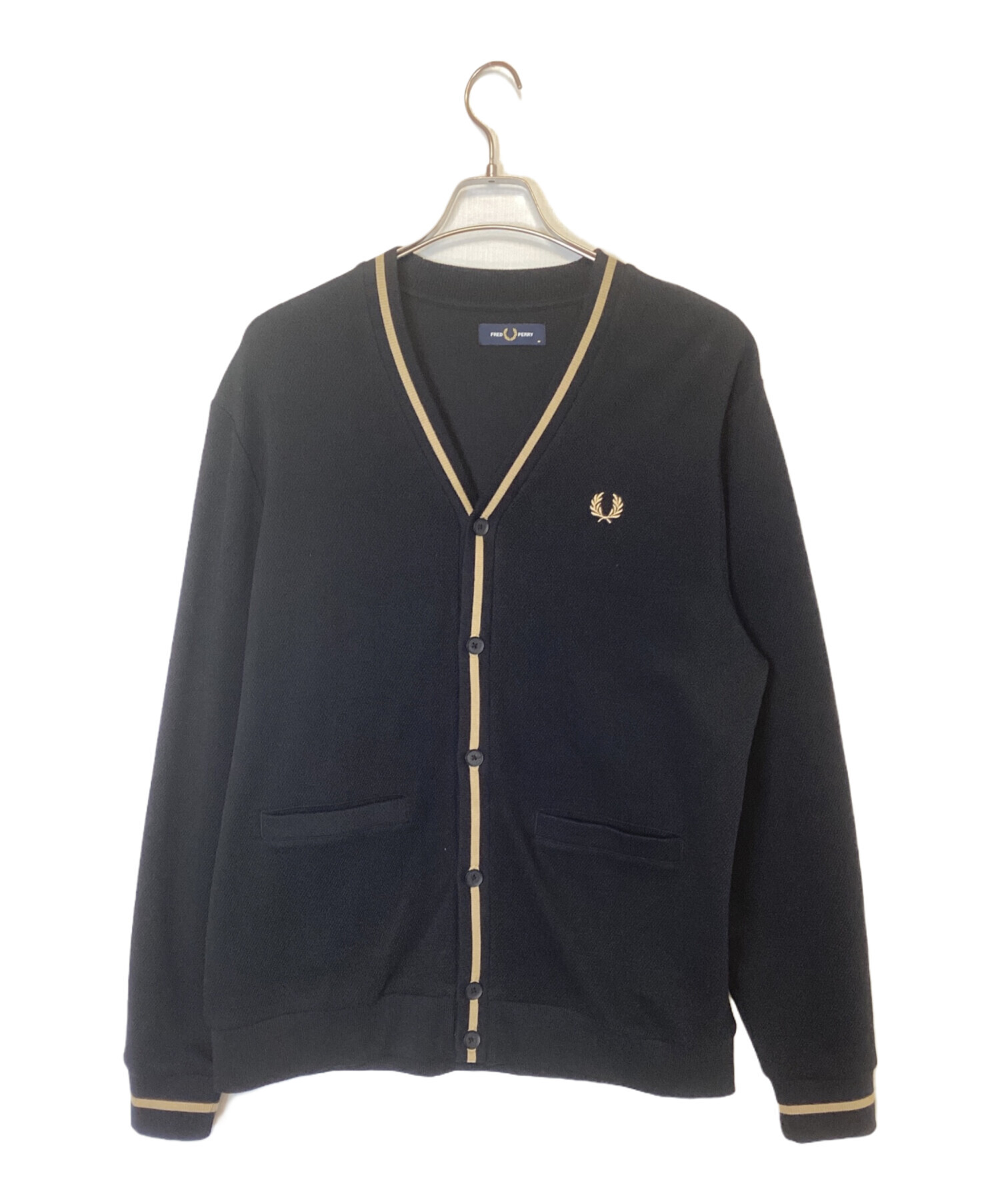 中古・古着通販】FRED PERRY (フレッドペリー) 厚手カーディガン